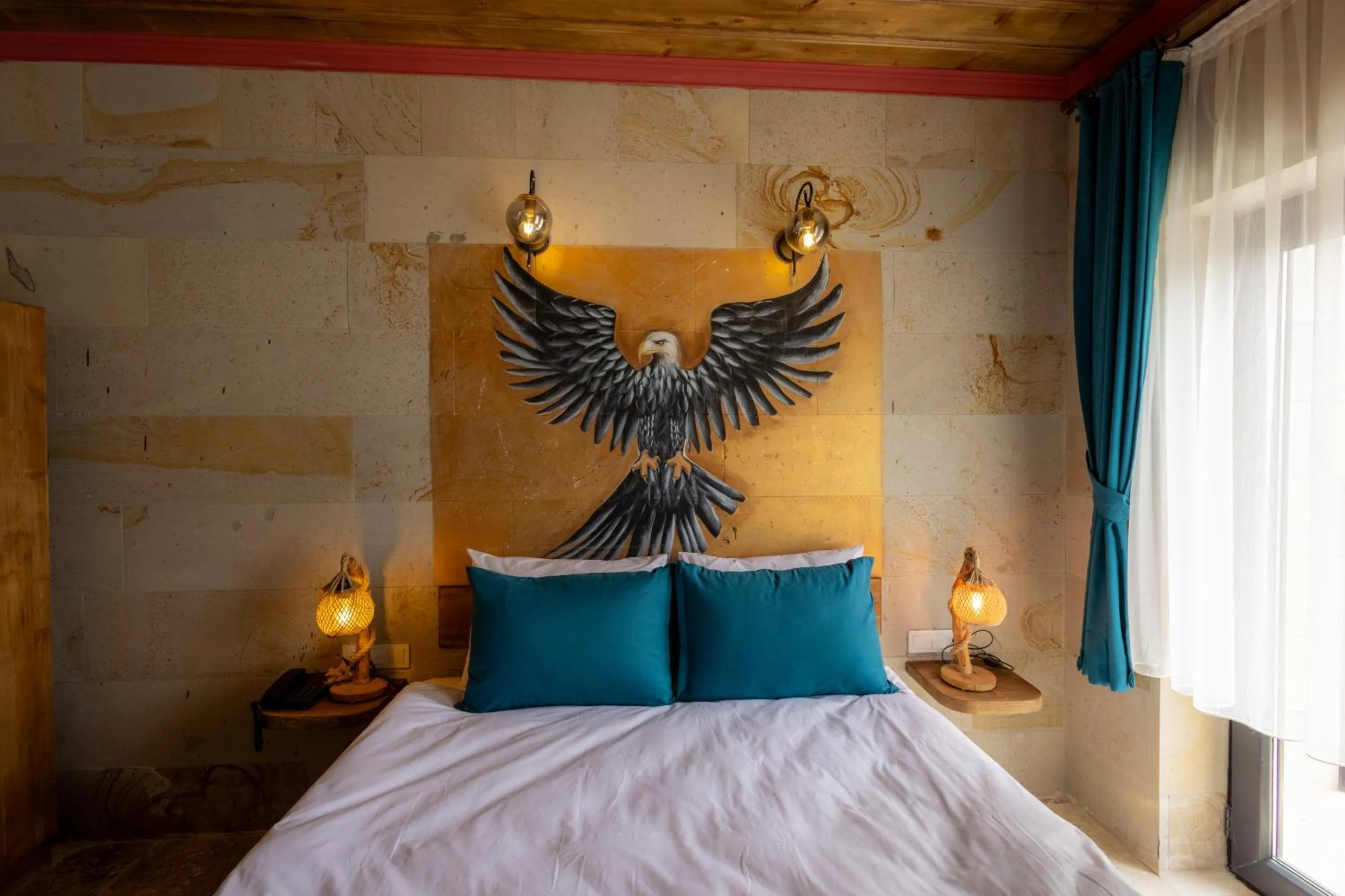 Bed in Rio Cappadocia Hotel