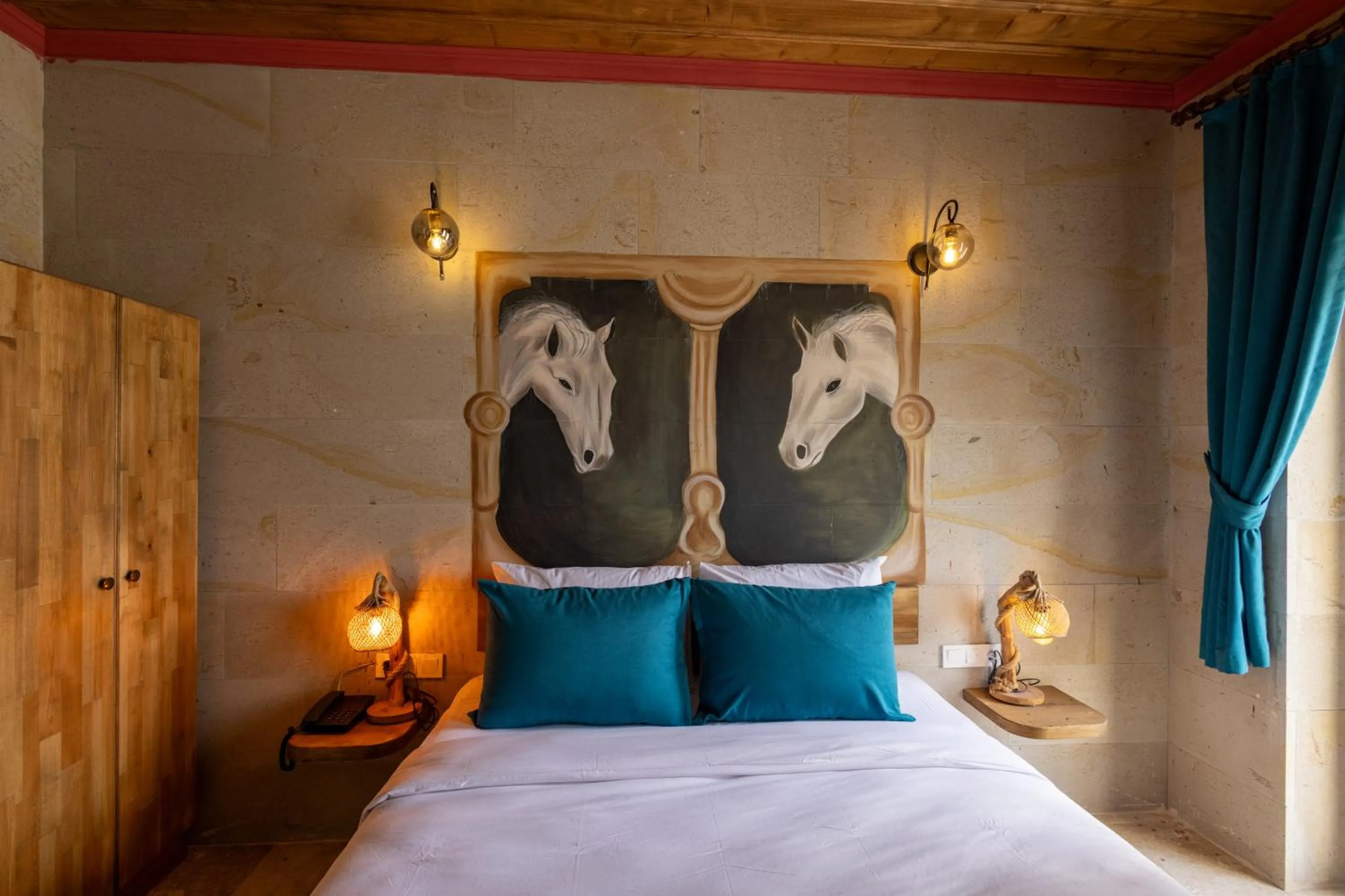 Bed in Rio Cappadocia Hotel