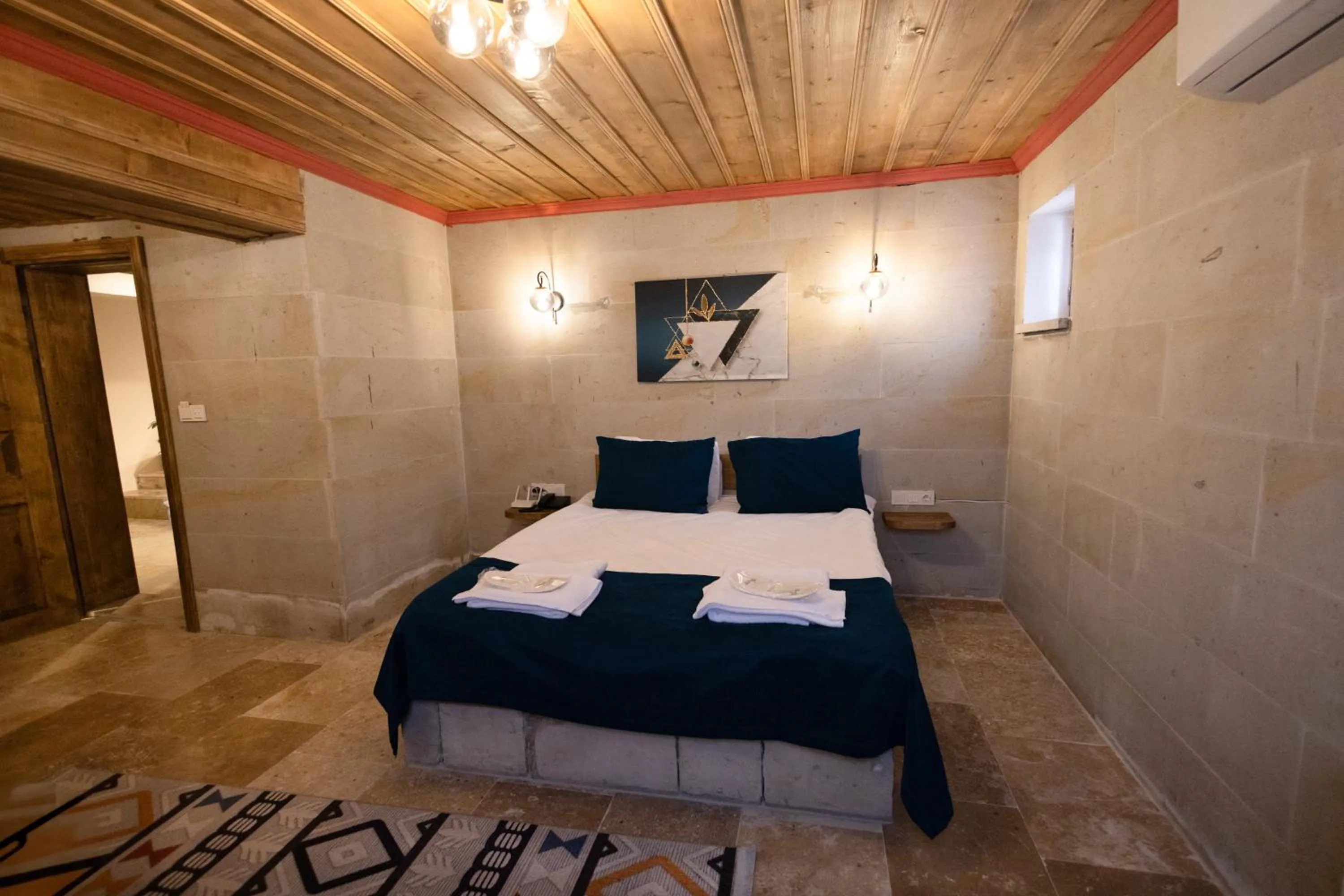 Bed in Rio Cappadocia Hotel