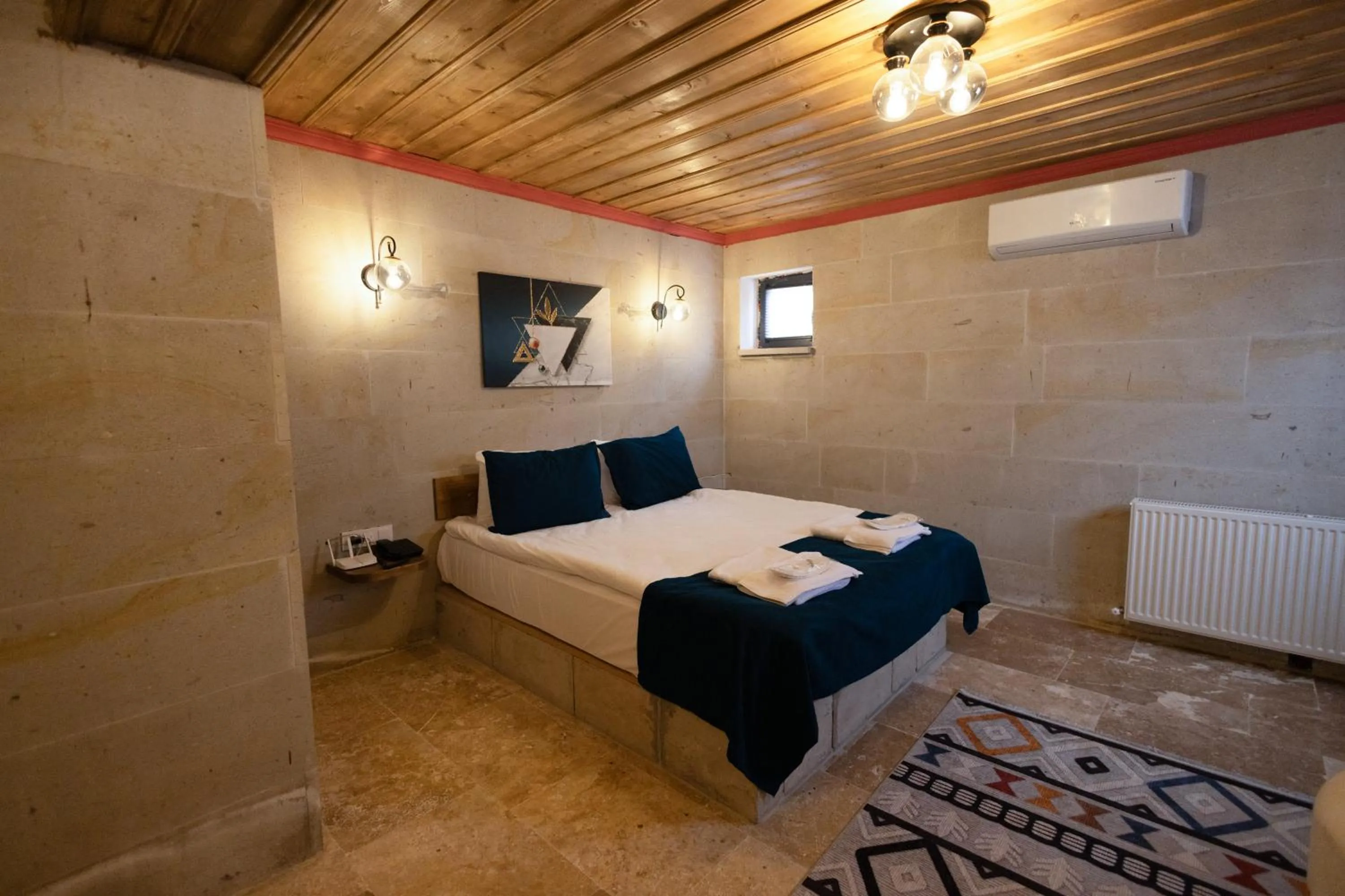 Bed in Rio Cappadocia Hotel