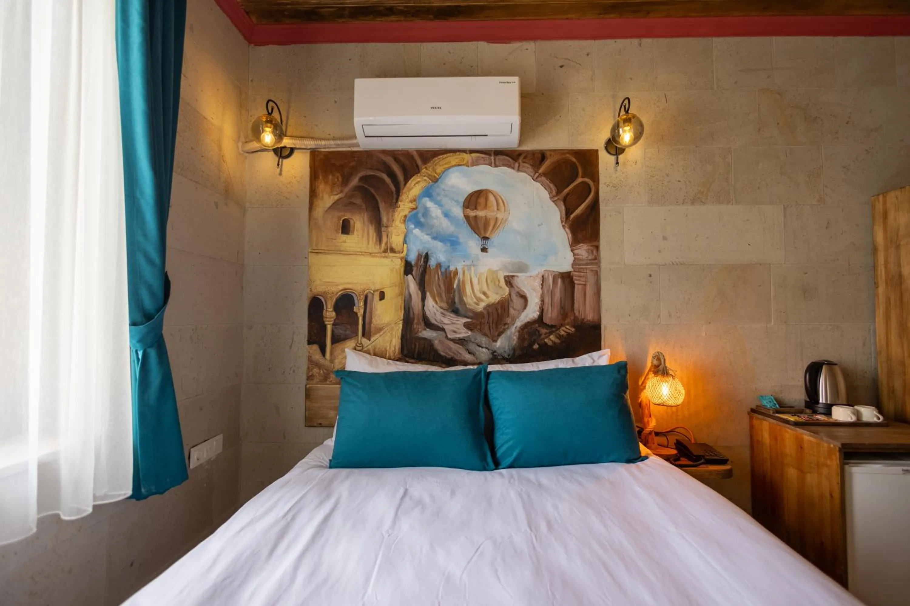 Bed in Rio Cappadocia Hotel