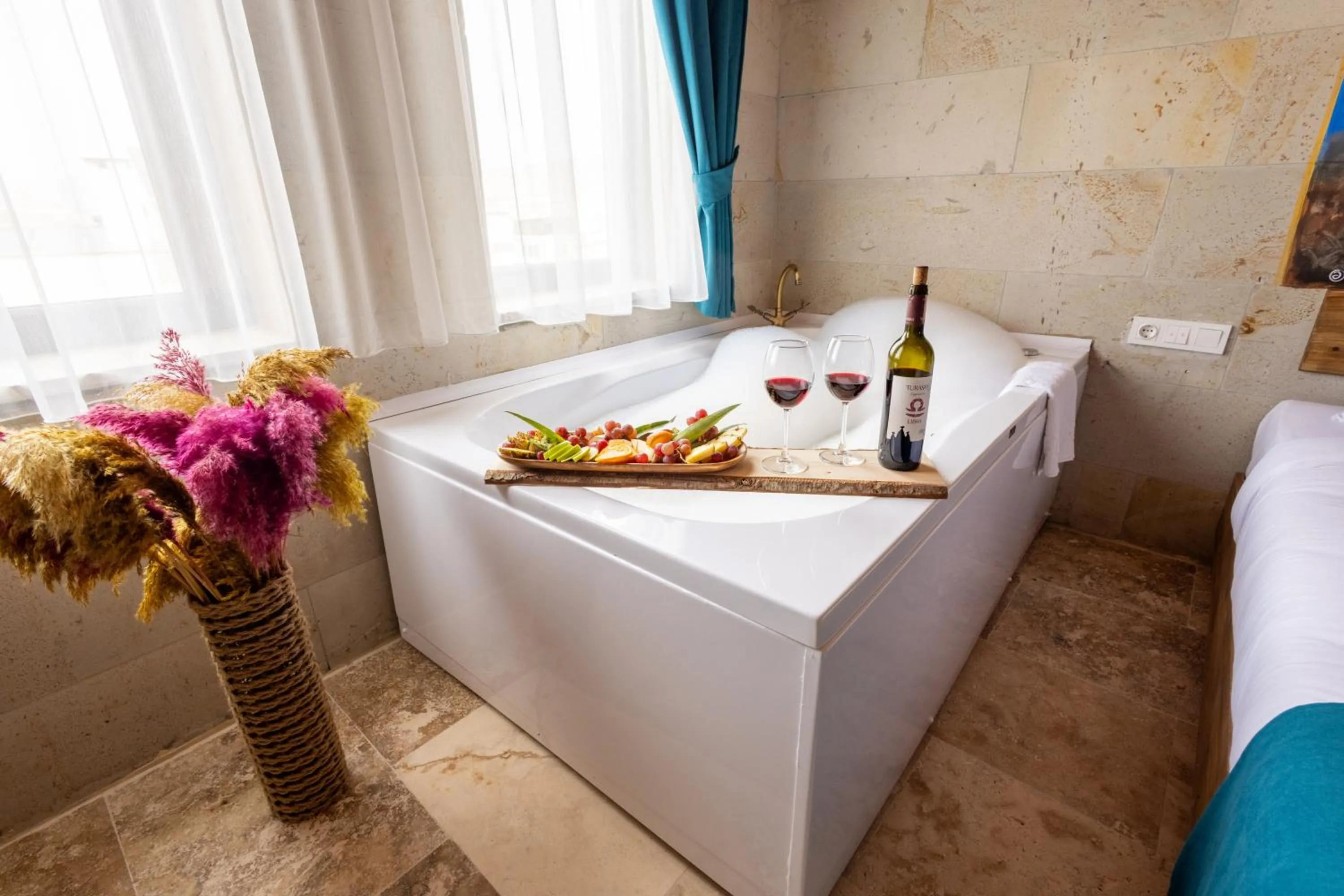 Bed in Rio Cappadocia Hotel