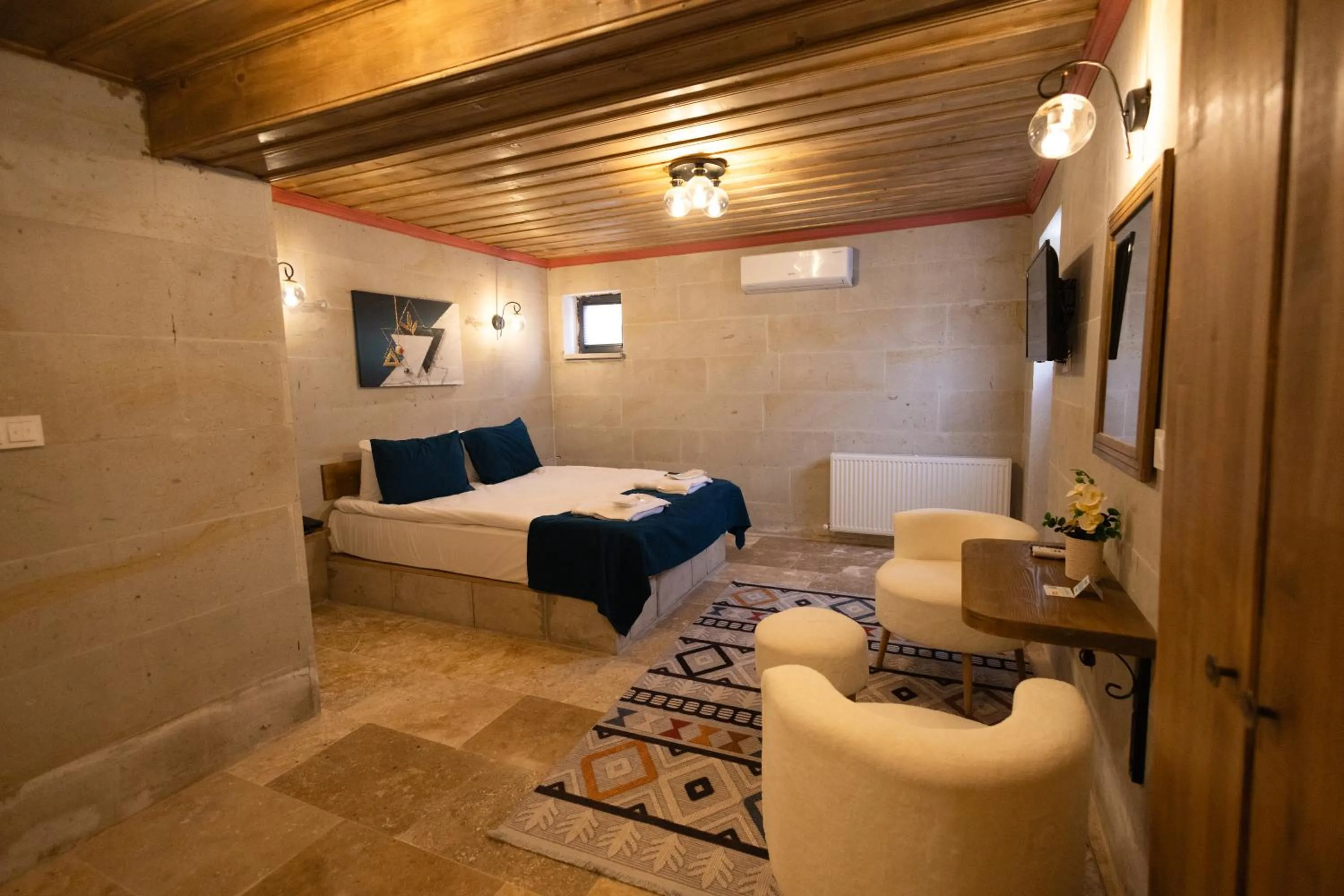Bed in Rio Cappadocia Hotel
