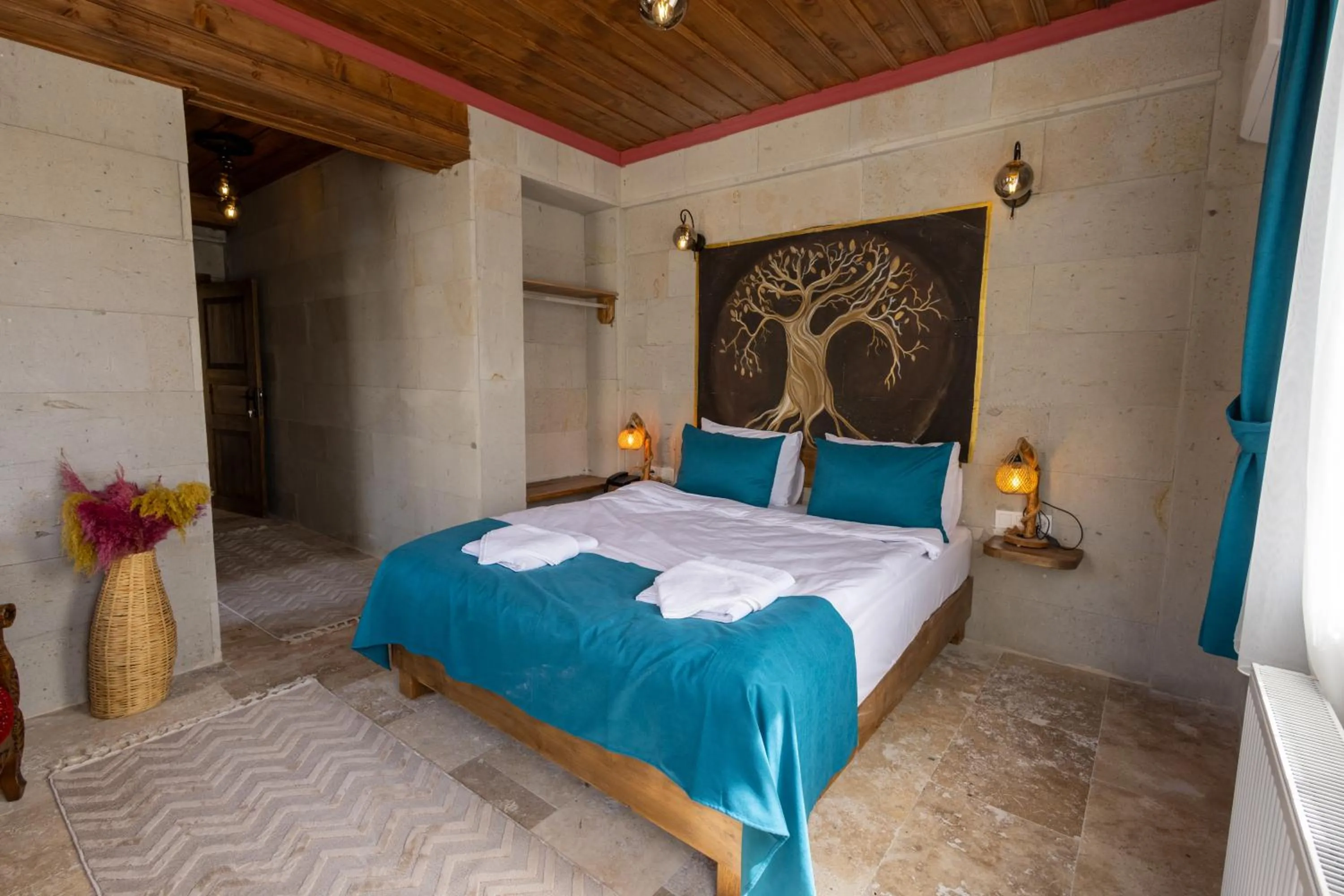 Bed in Rio Cappadocia Hotel