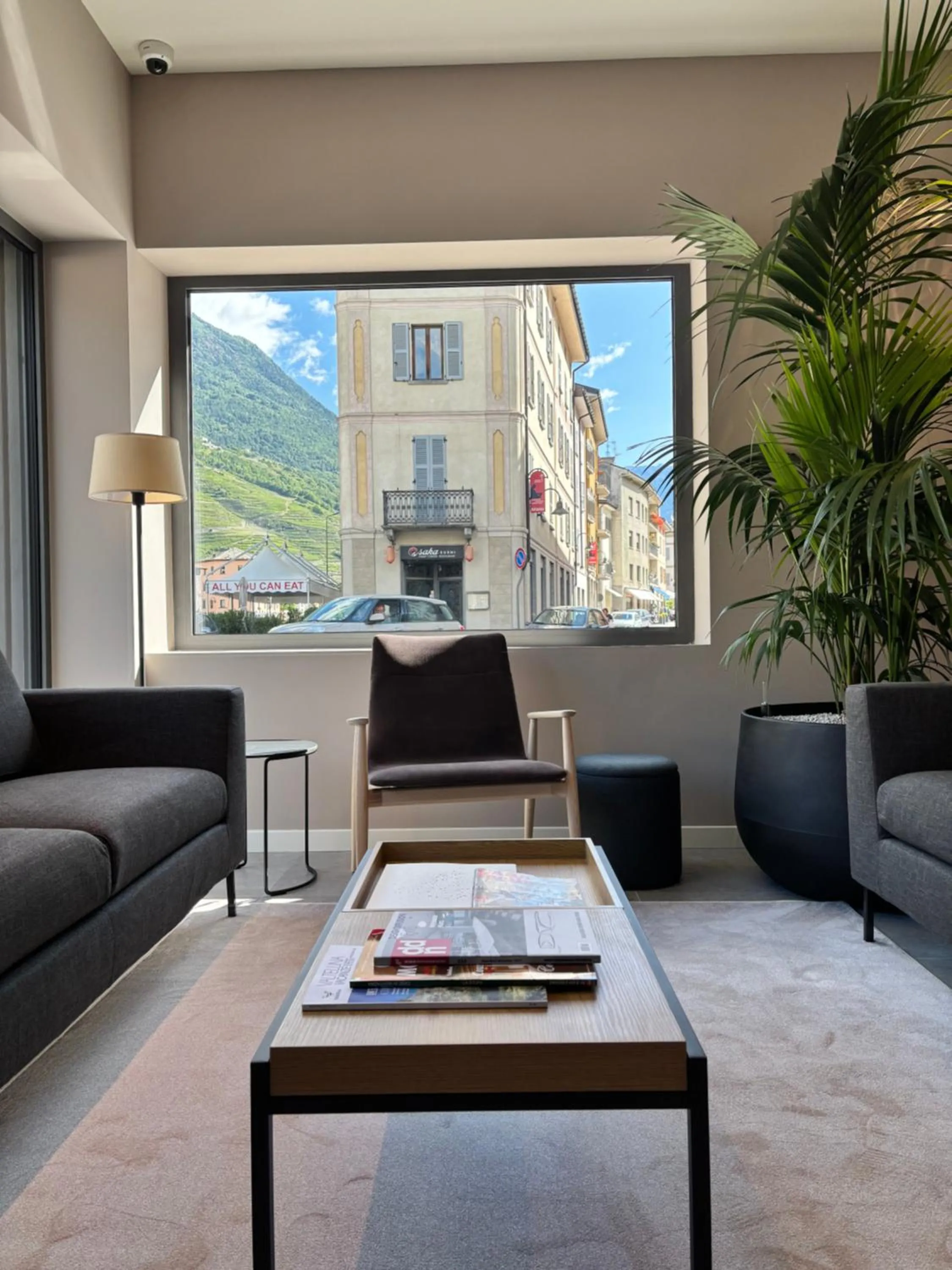 Seating area in Hotel Stelvio Tirano