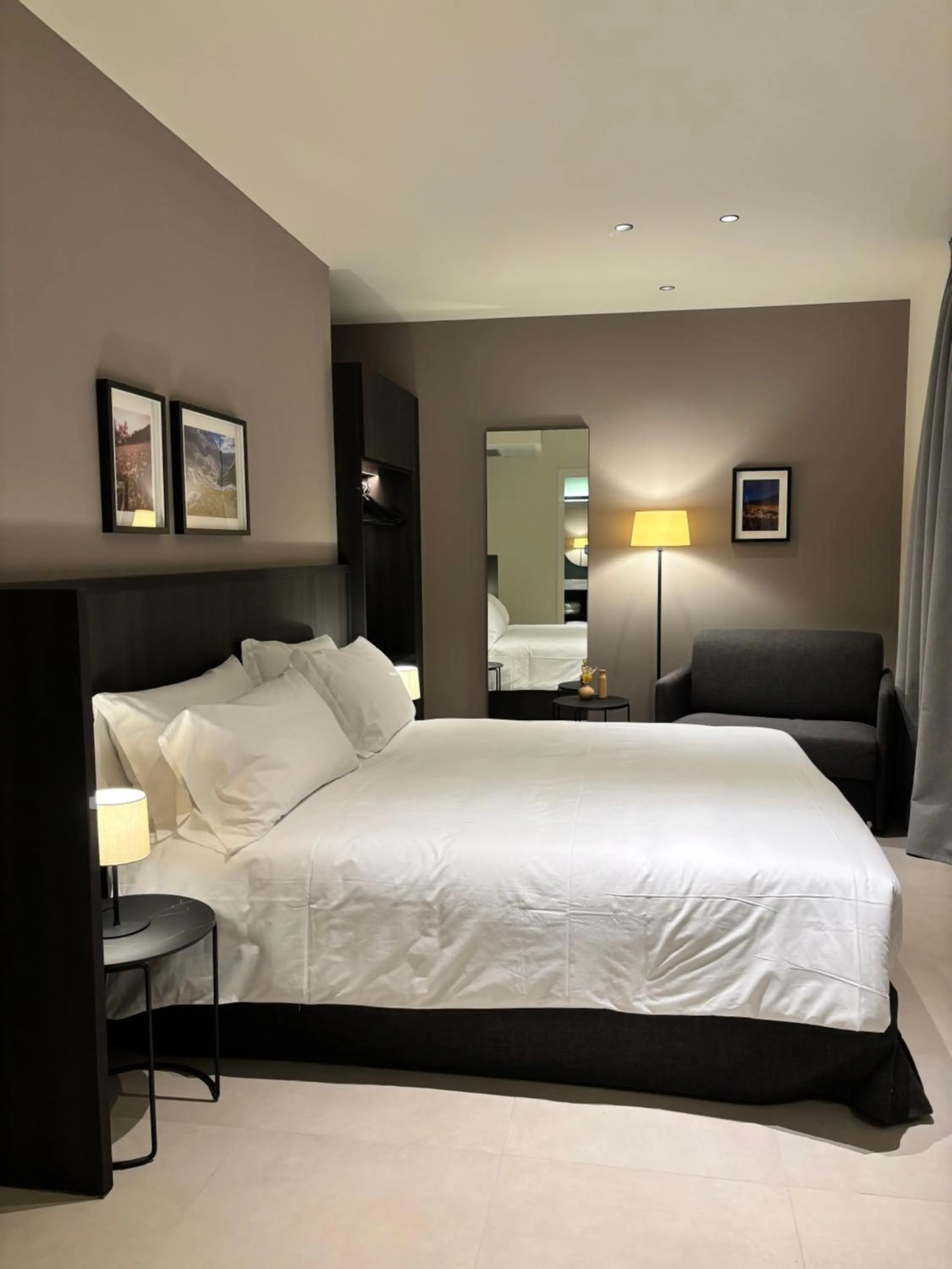 Bedroom, Bed in Hotel Stelvio Tirano