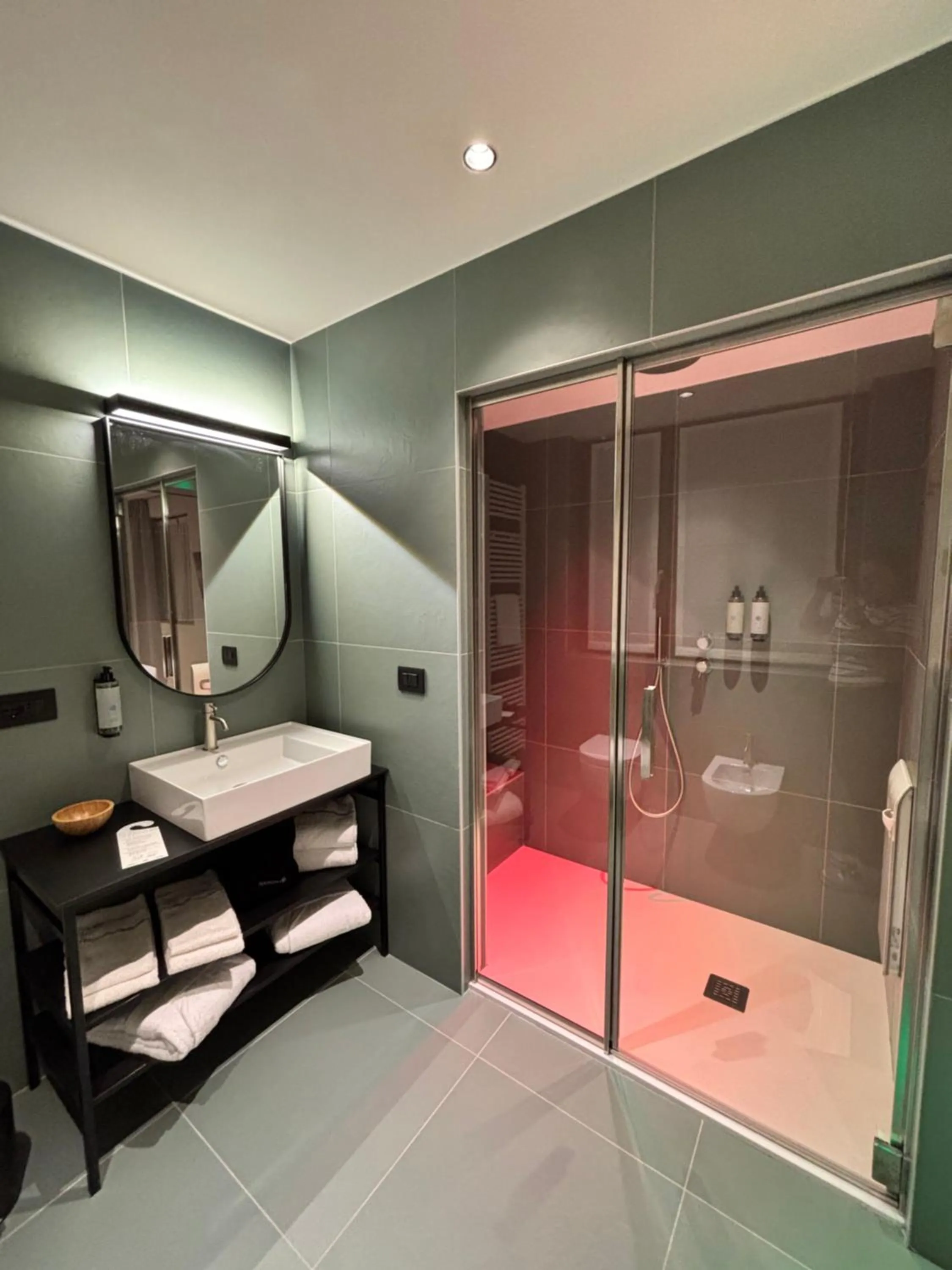 Bathroom in Hotel Stelvio Tirano