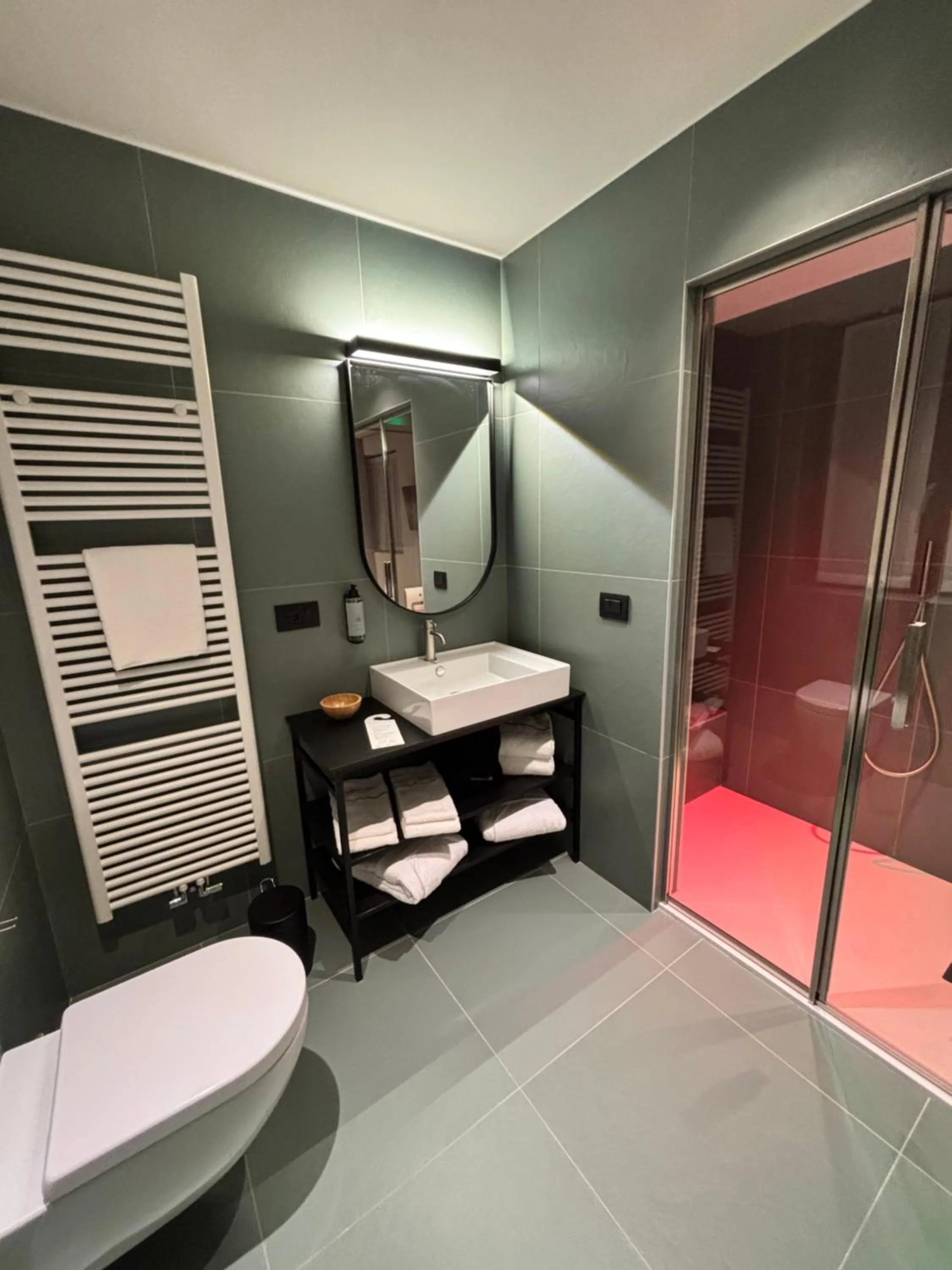 Bathroom in Hotel Stelvio Tirano