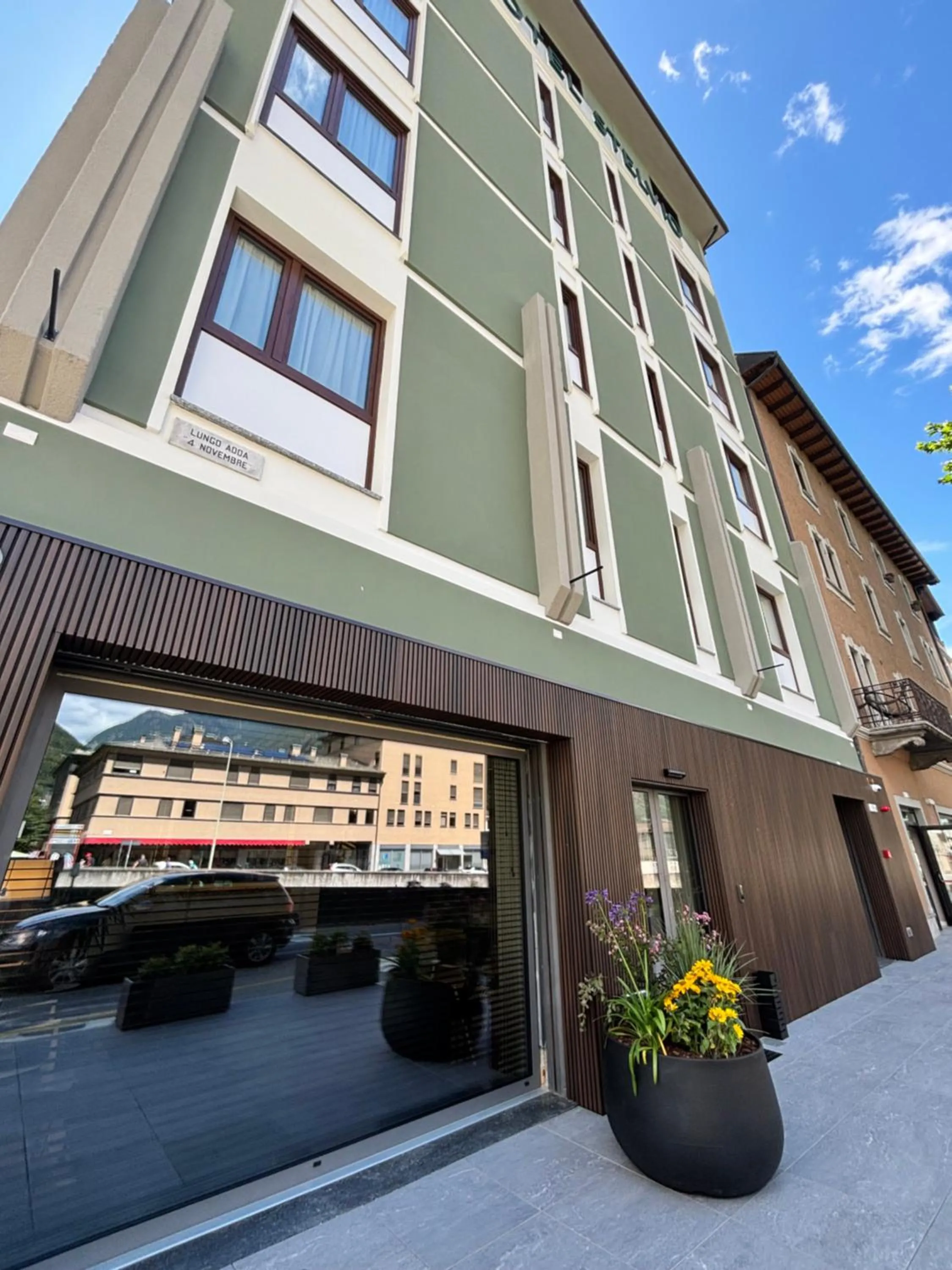 Property building in Hotel Stelvio Tirano