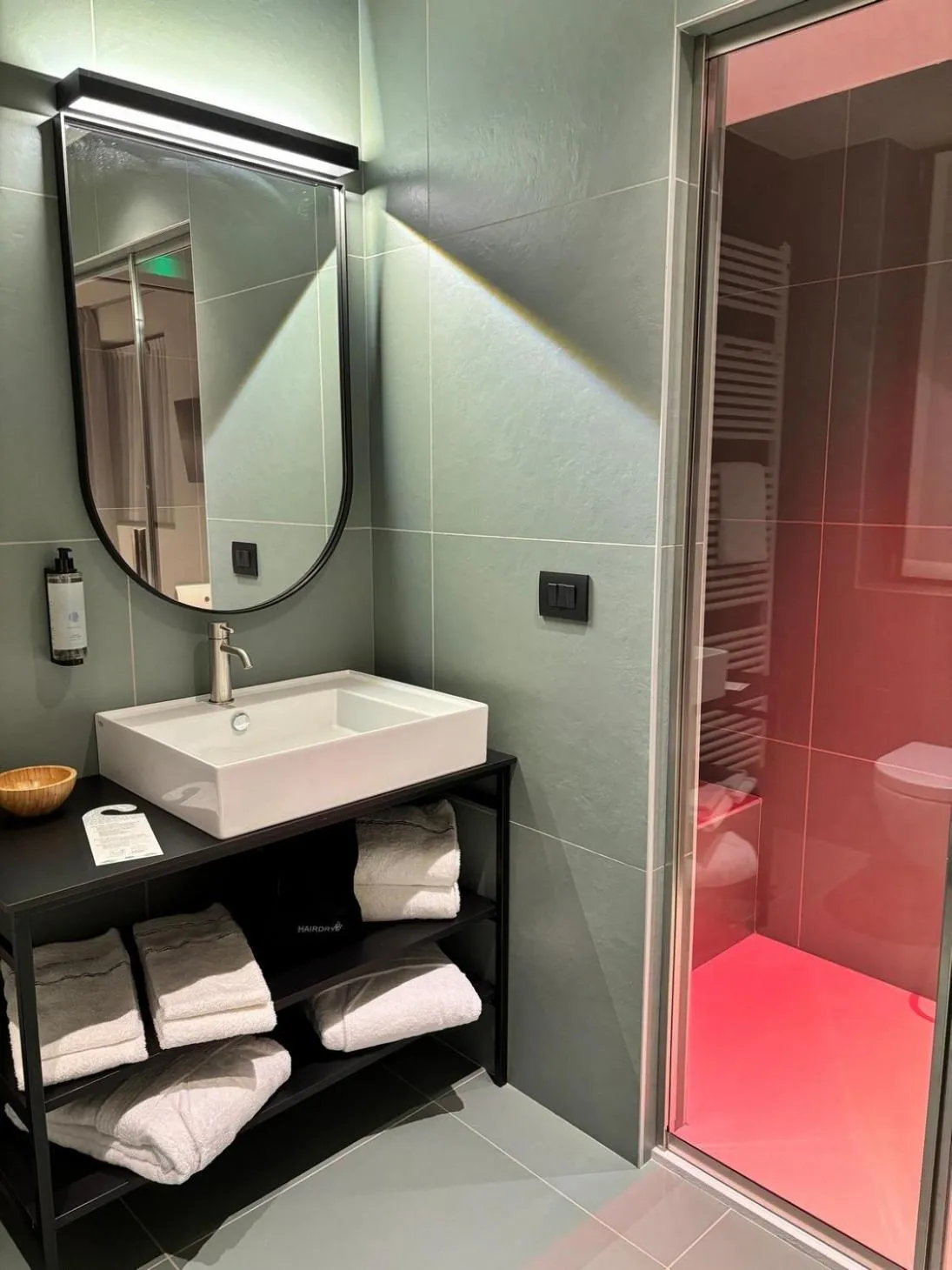 Bathroom in Hotel Stelvio Tirano