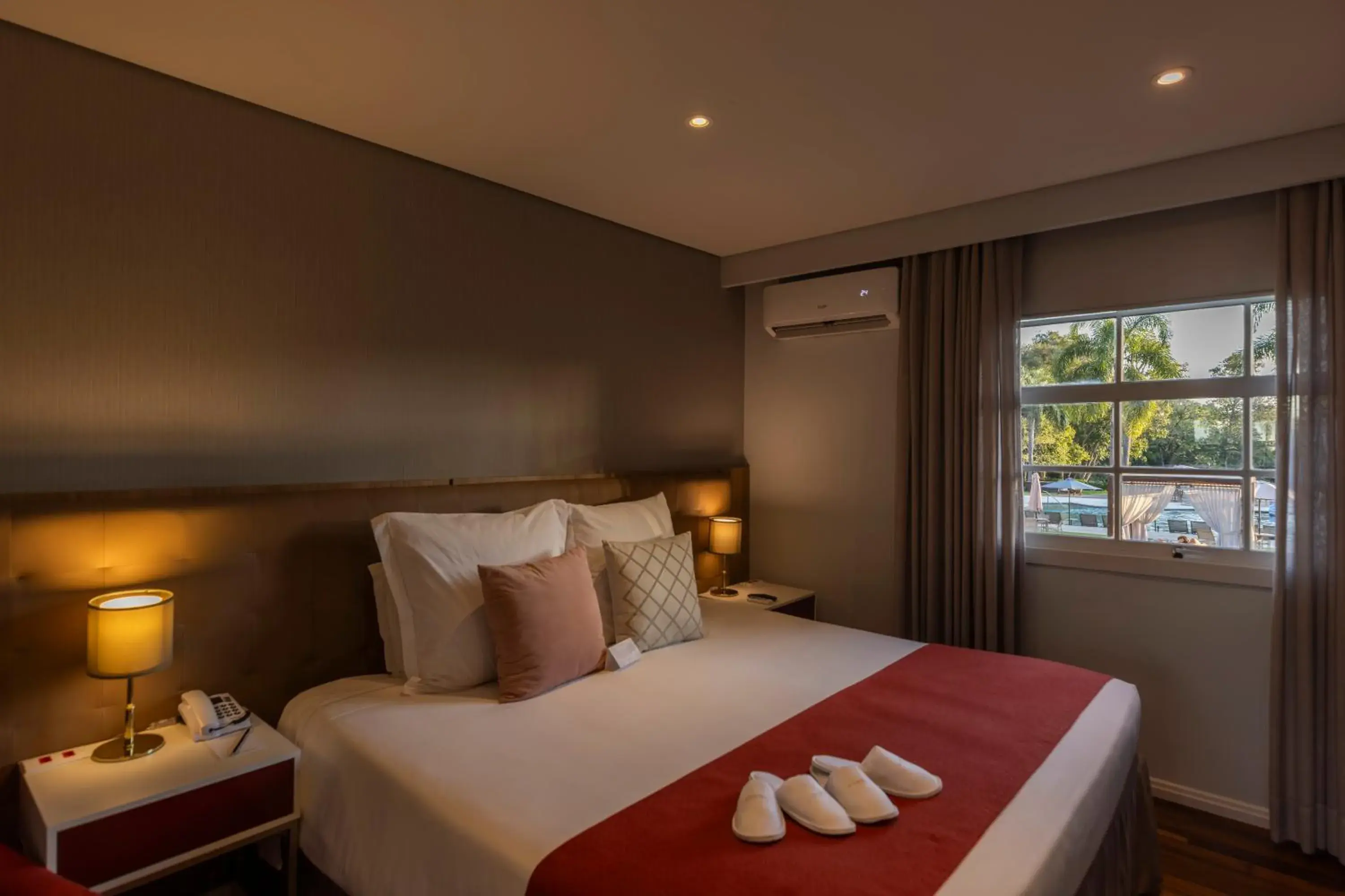 View (from property/room), Bed in Sanma Hotel View (from property/room), Bed in Sanma Hotel