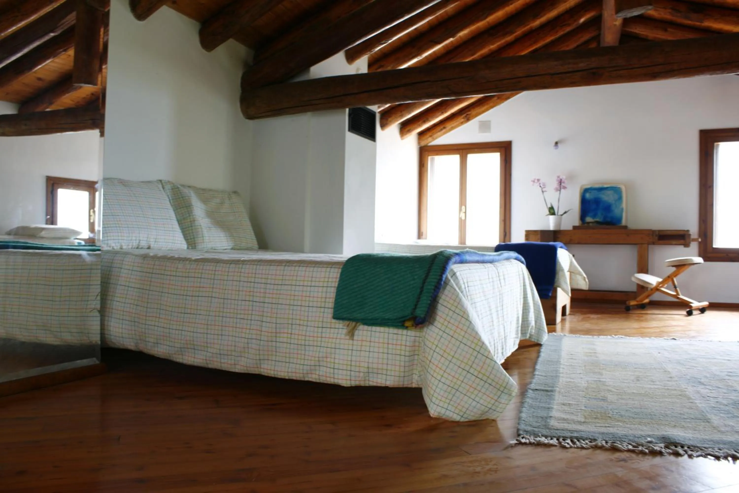 Shower, Bed in B&B Allo Spizzo