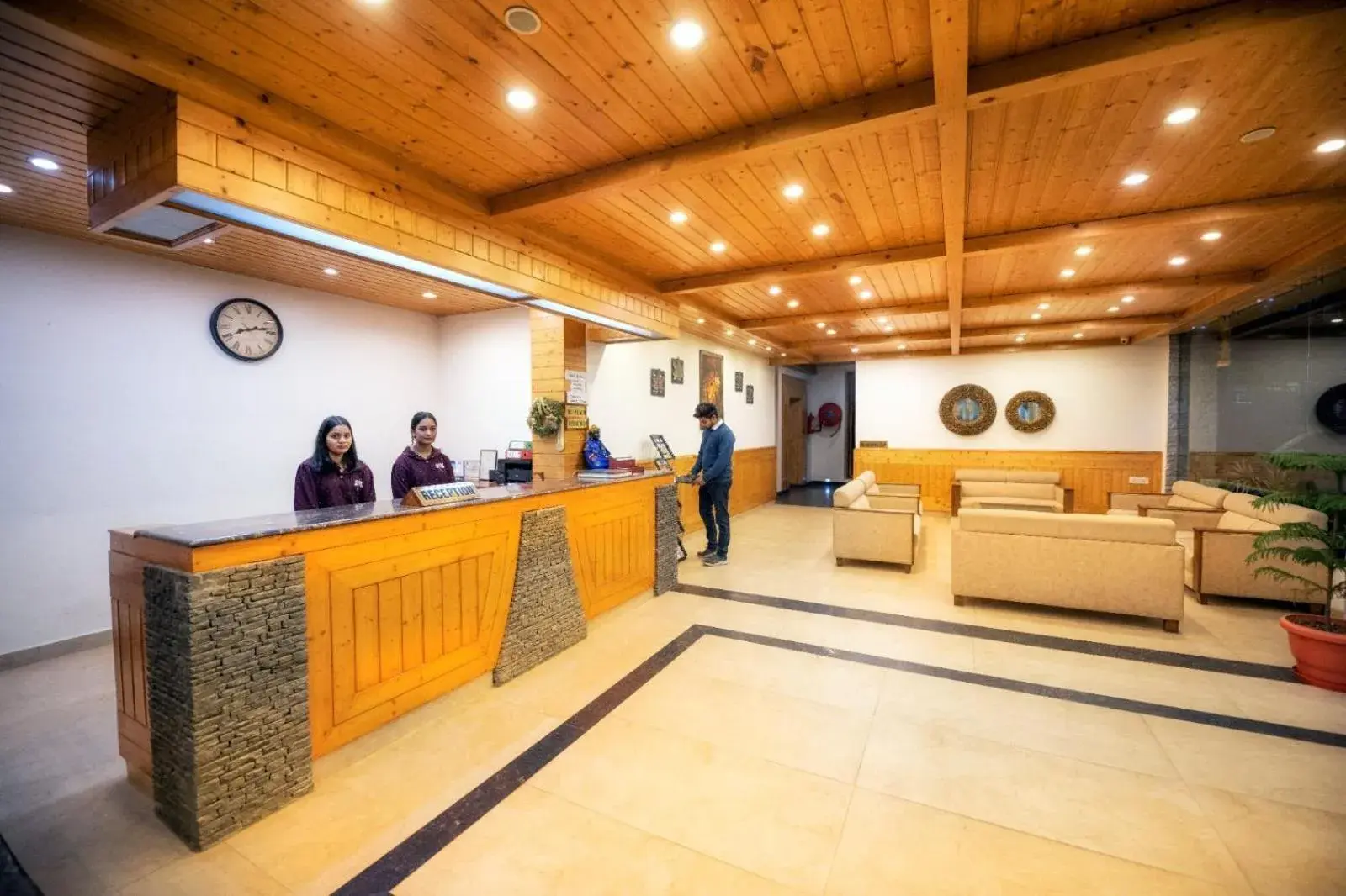 Lobby or reception in Azure Chandertal Regency Hotel And Spa Lobby or reception in Azure Chandertal Regency Hotel And Spa