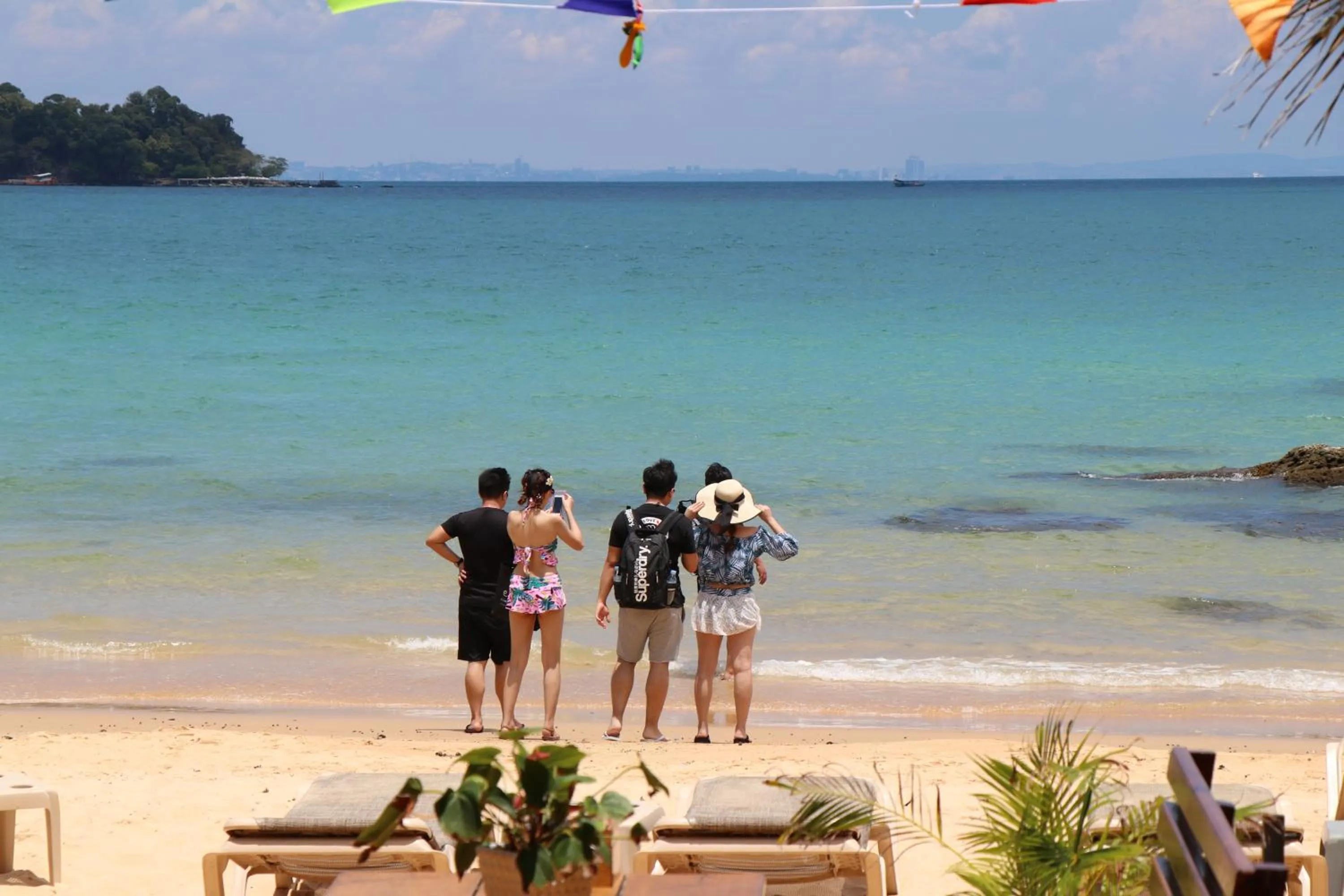 People in Tree House Bungalows