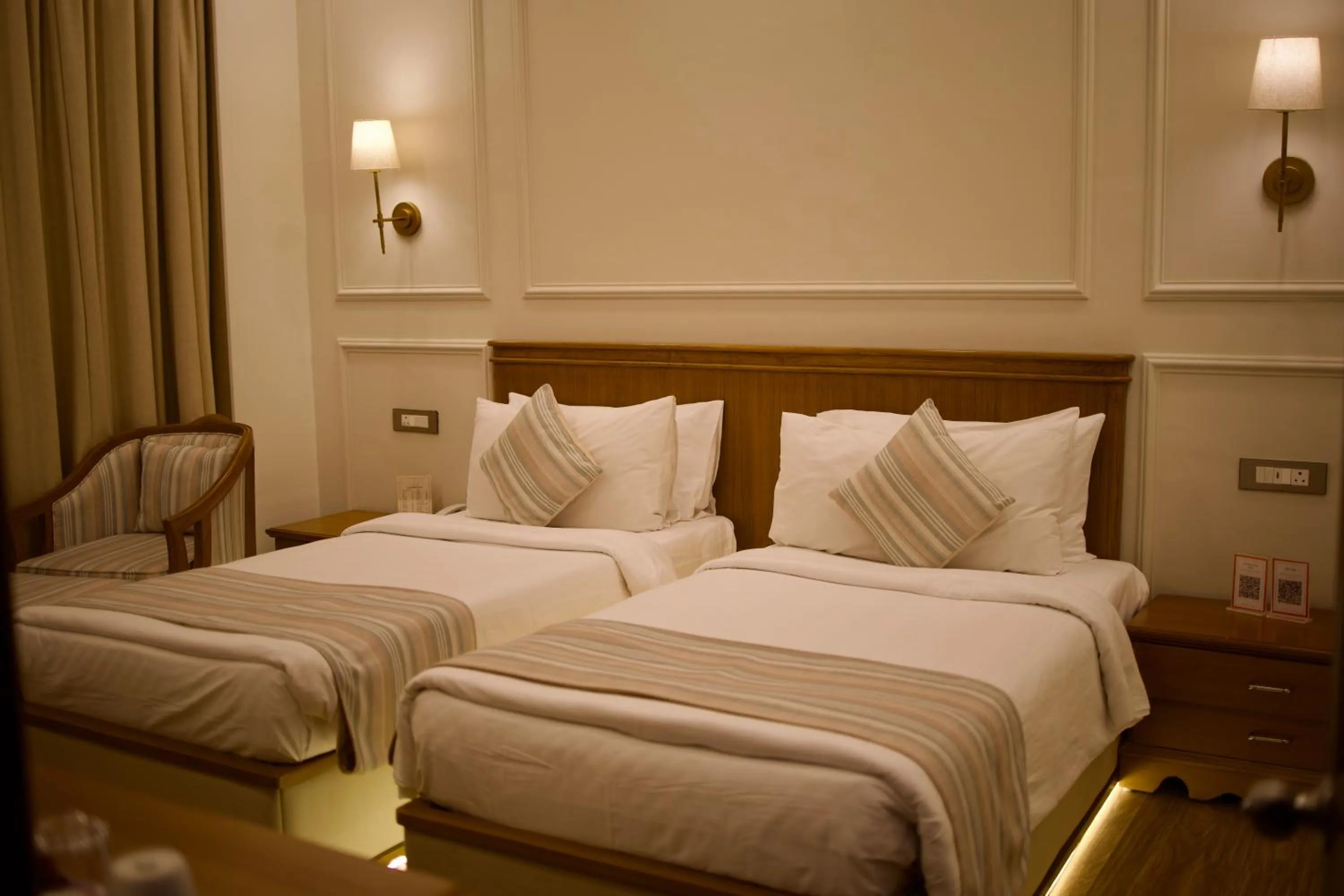 Bed in The BellaVista Hotel Chandigarh Panchkula