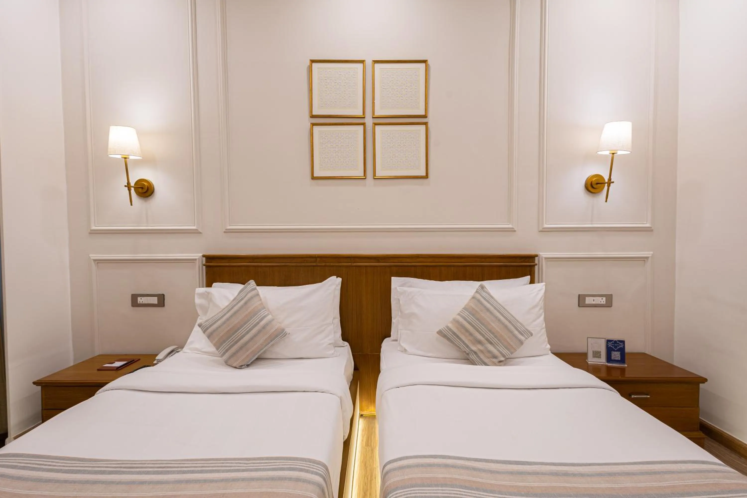 Bed in The BellaVista Hotel Chandigarh Panchkula