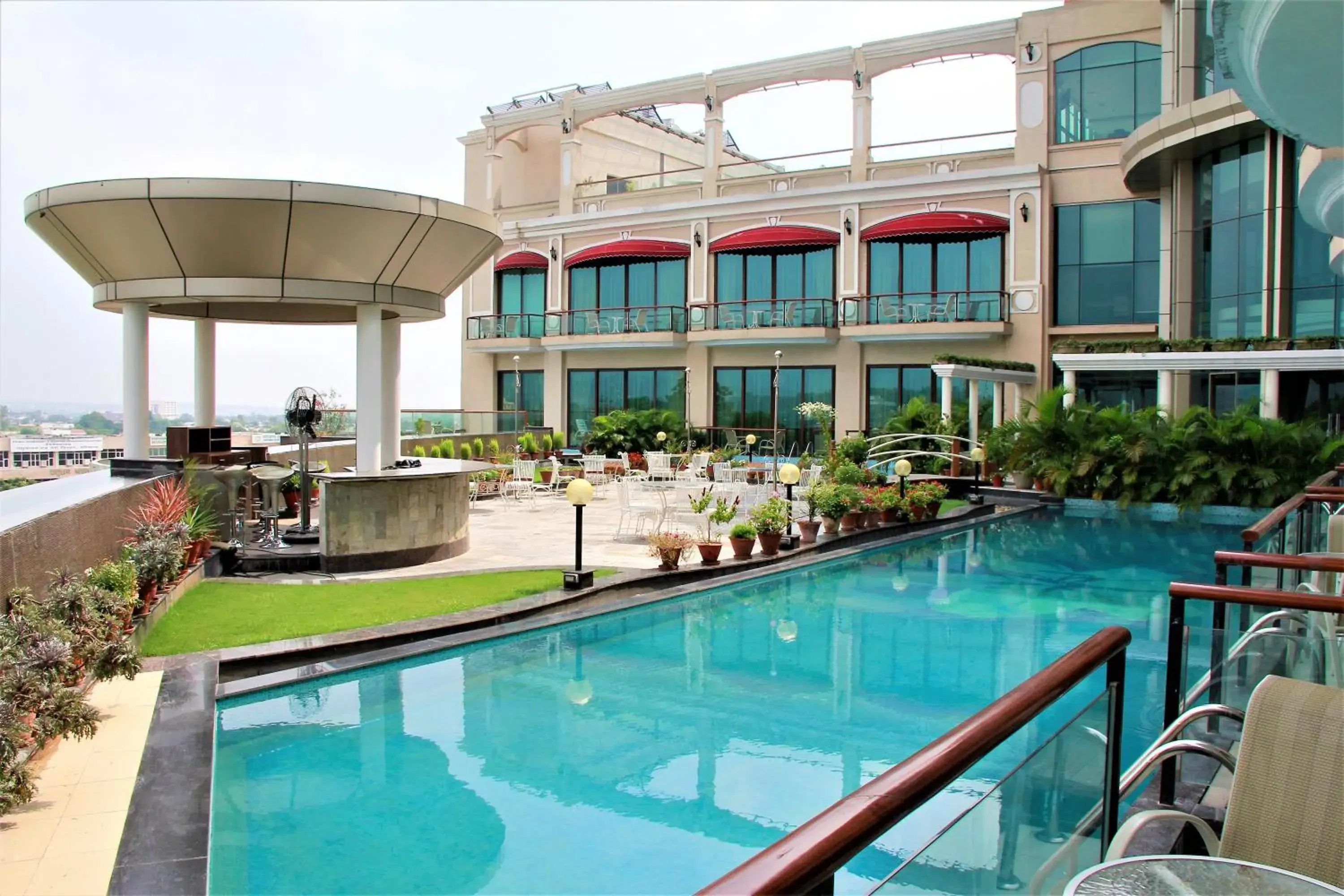 Swimming pool in The BellaVista Hotel Chandigarh Panchkula Swimming pool in The BellaVista Hotel Chandigarh Panchkula