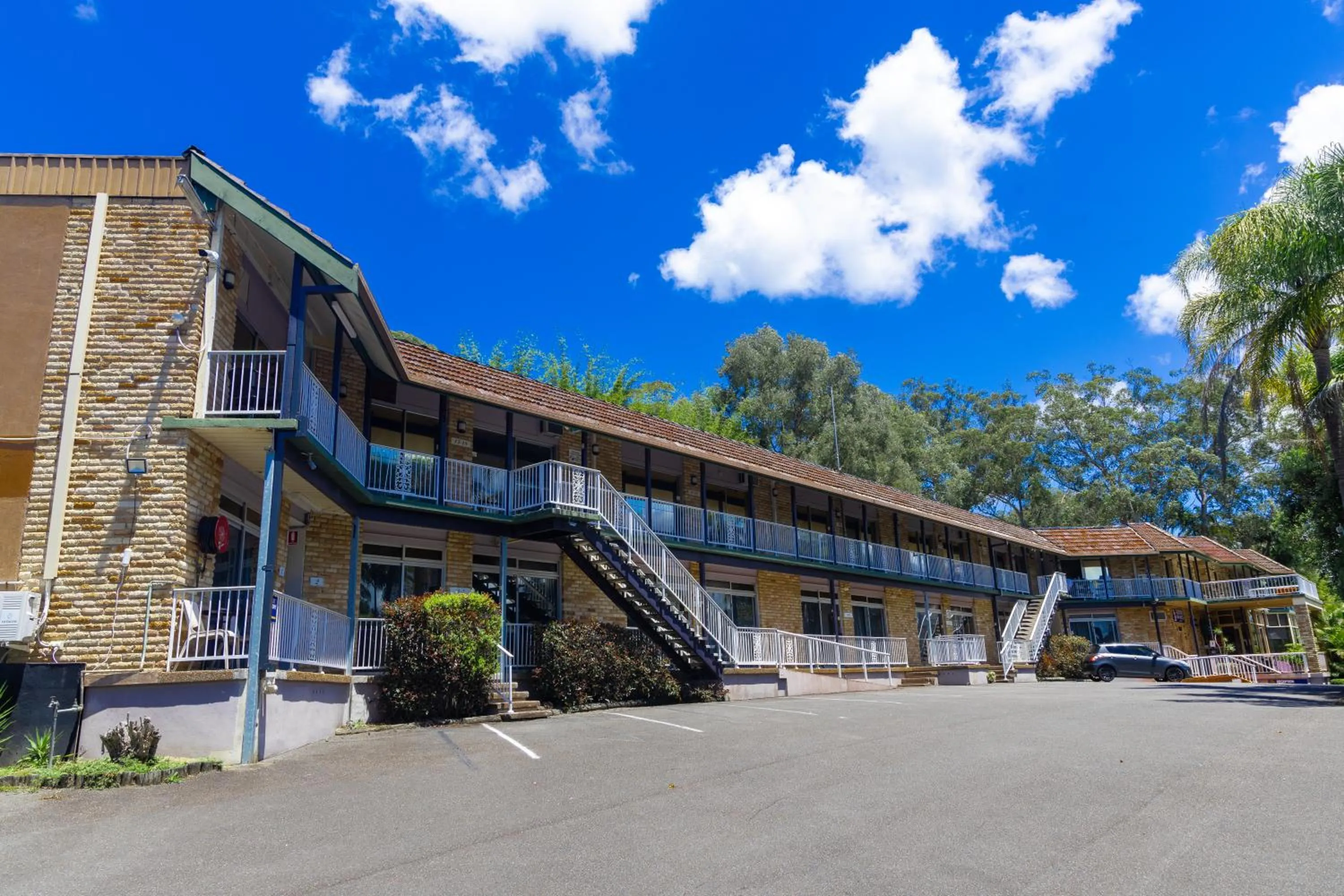 Property building in Gosford Inn Motel