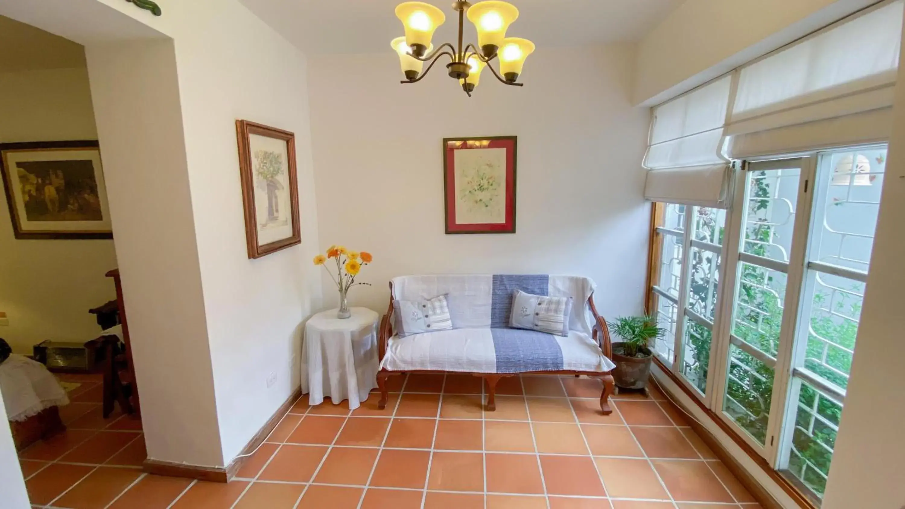 Living room in Sakti Hostal B&B Living room in Sakti Hostal B&B