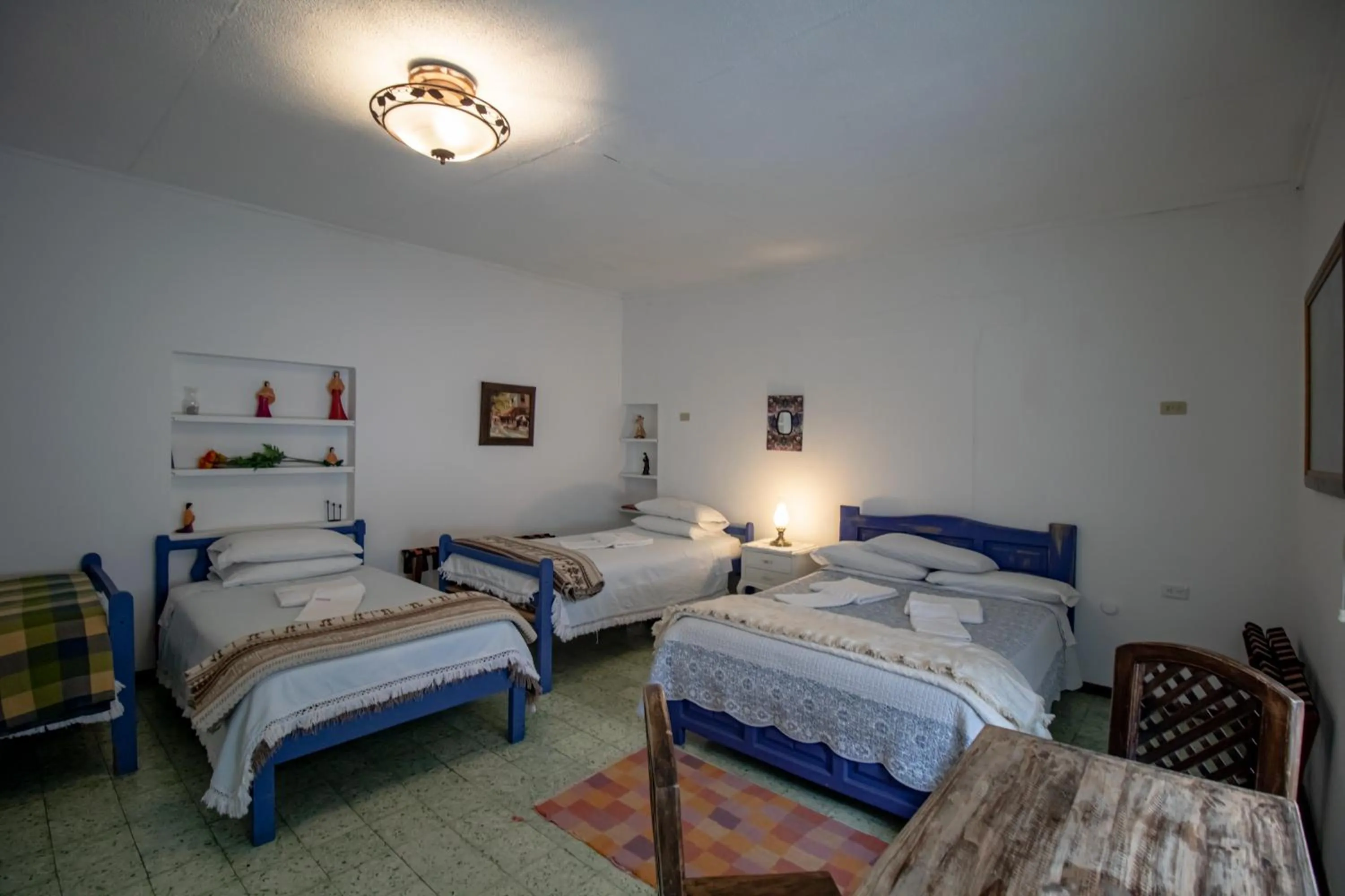 Decorative detail, Bed in Sakti Hostal B&B