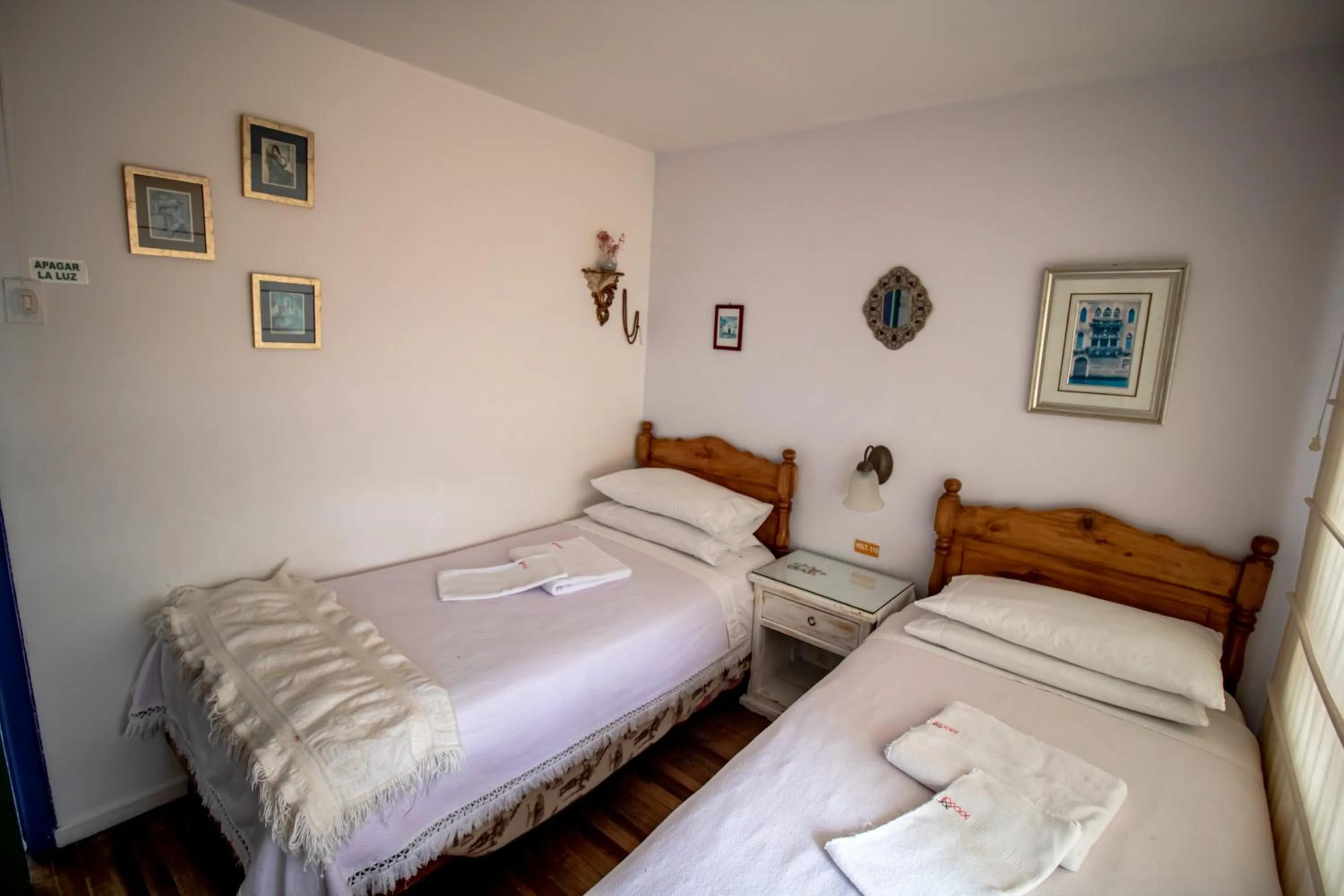 Bed in Sakti Hostal B&B