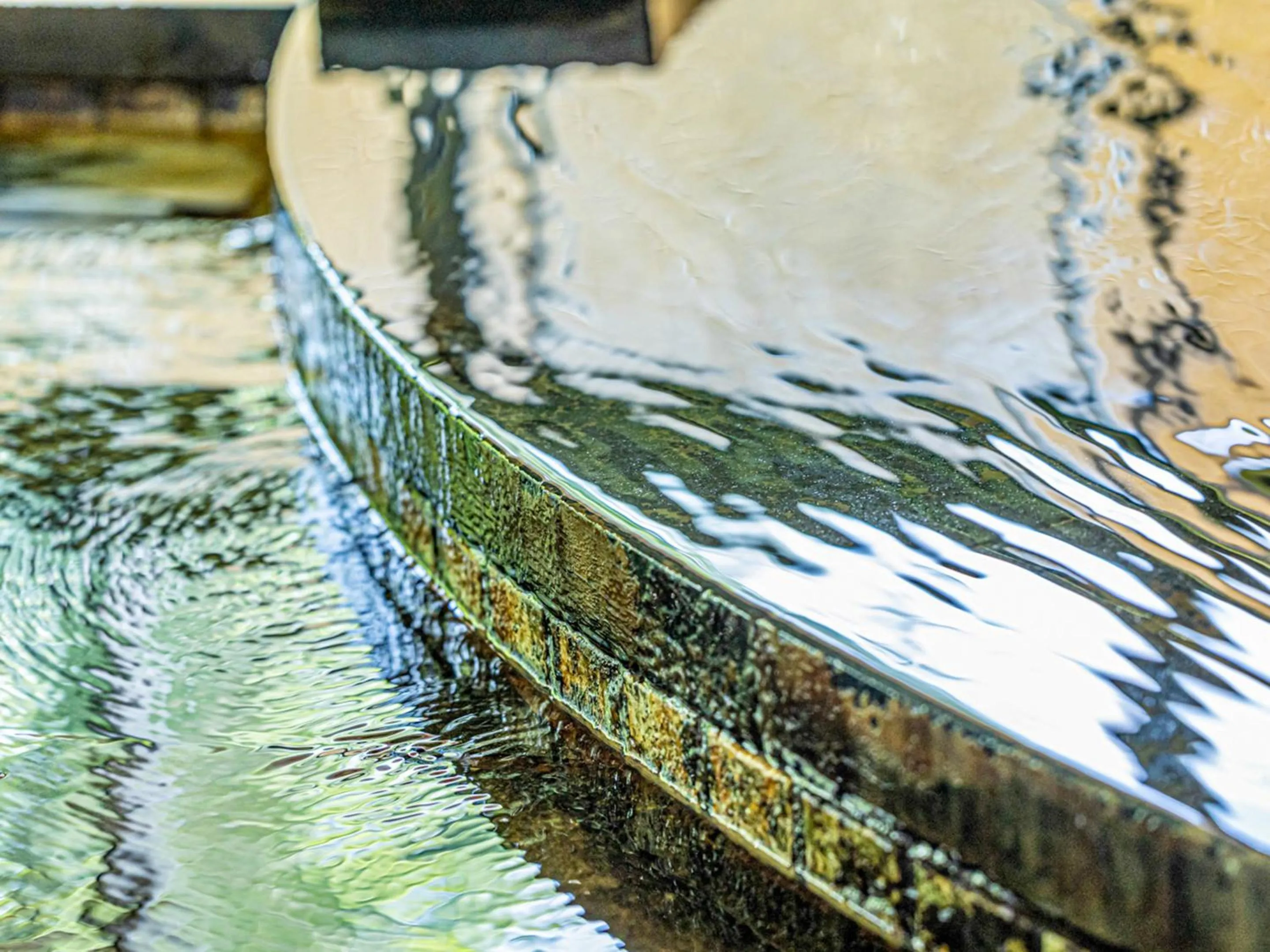 Hot Spring Bath in Kameyama Onsen Hotel