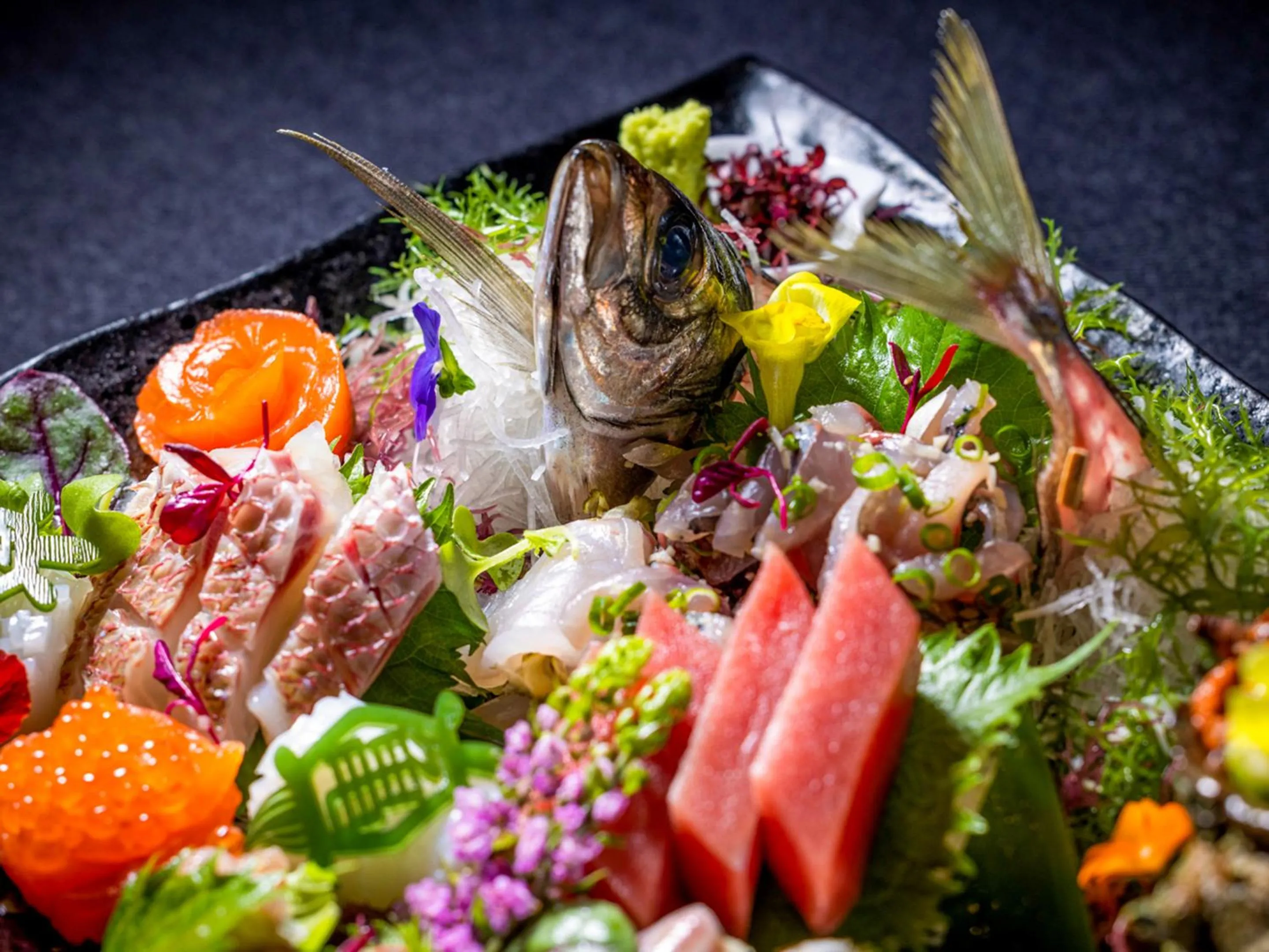 Dinner in Kameyama Onsen Hotel