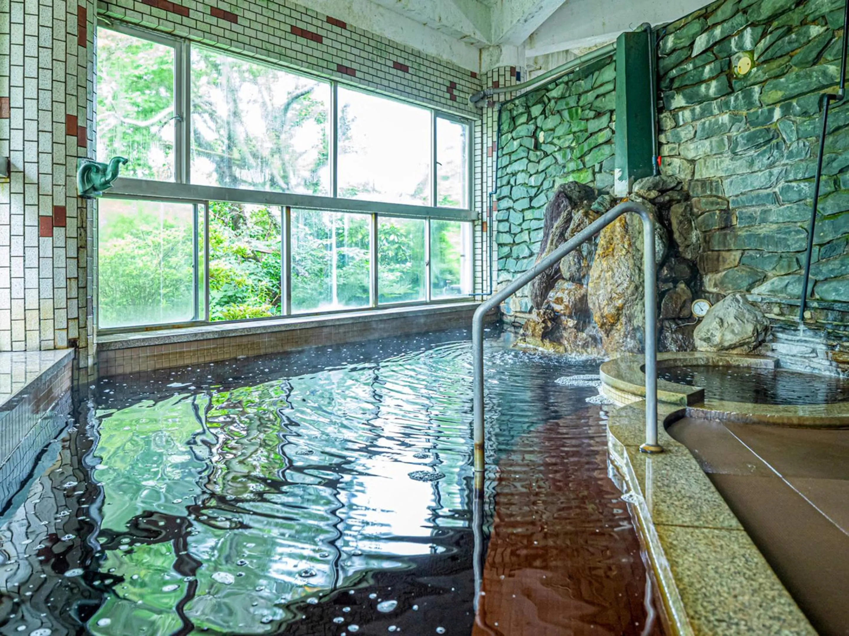 Hot Spring Bath in Kameyama Onsen Hotel