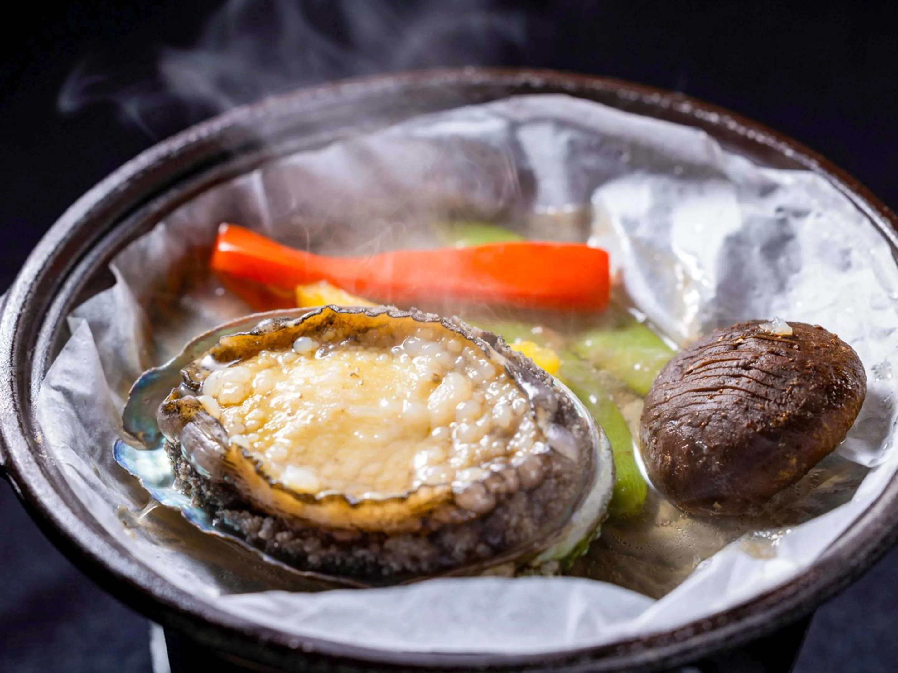 Dinner in Kameyama Onsen Hotel