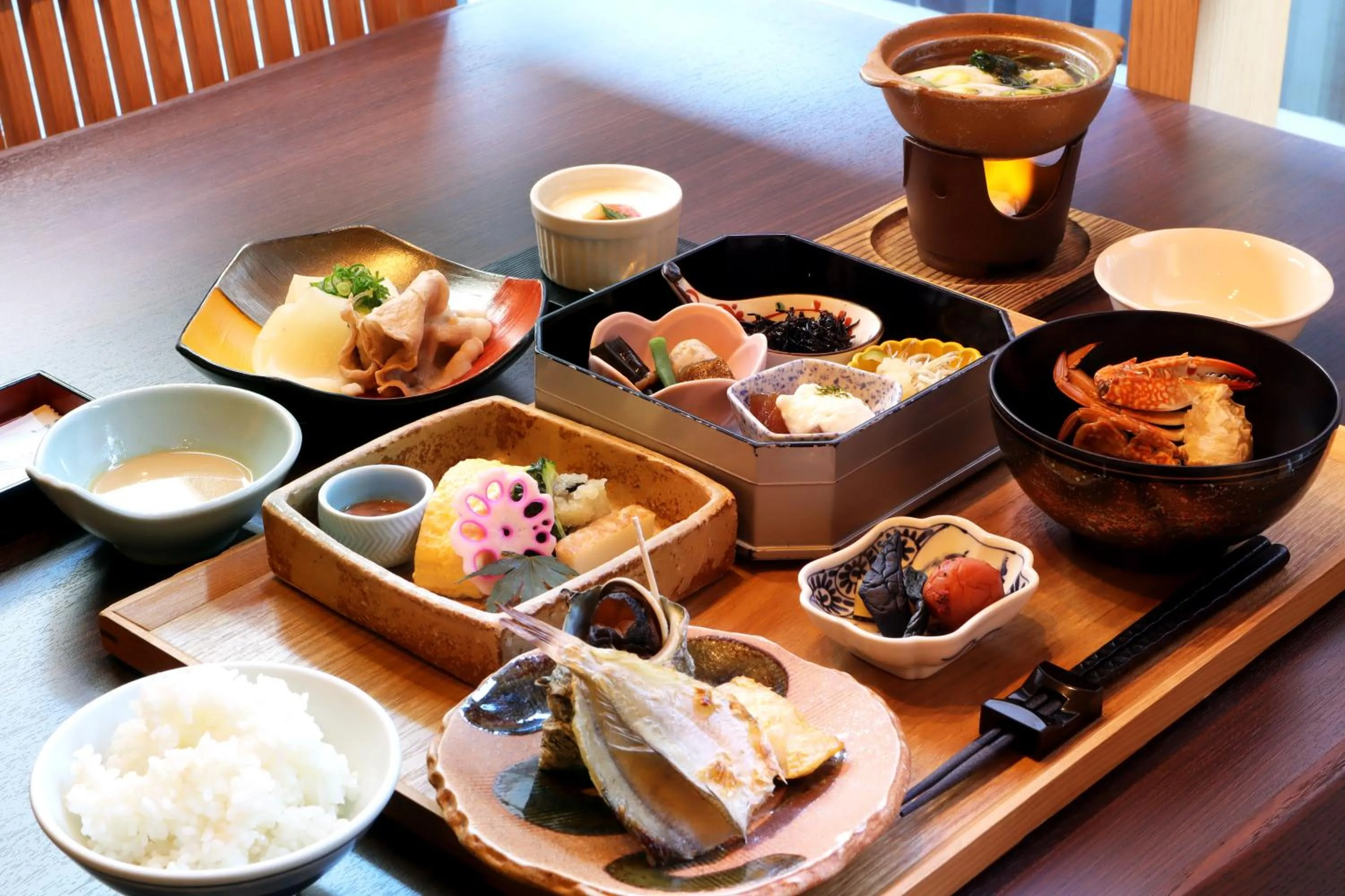 Food and drinks in Sun Urashima Yuki no Sato