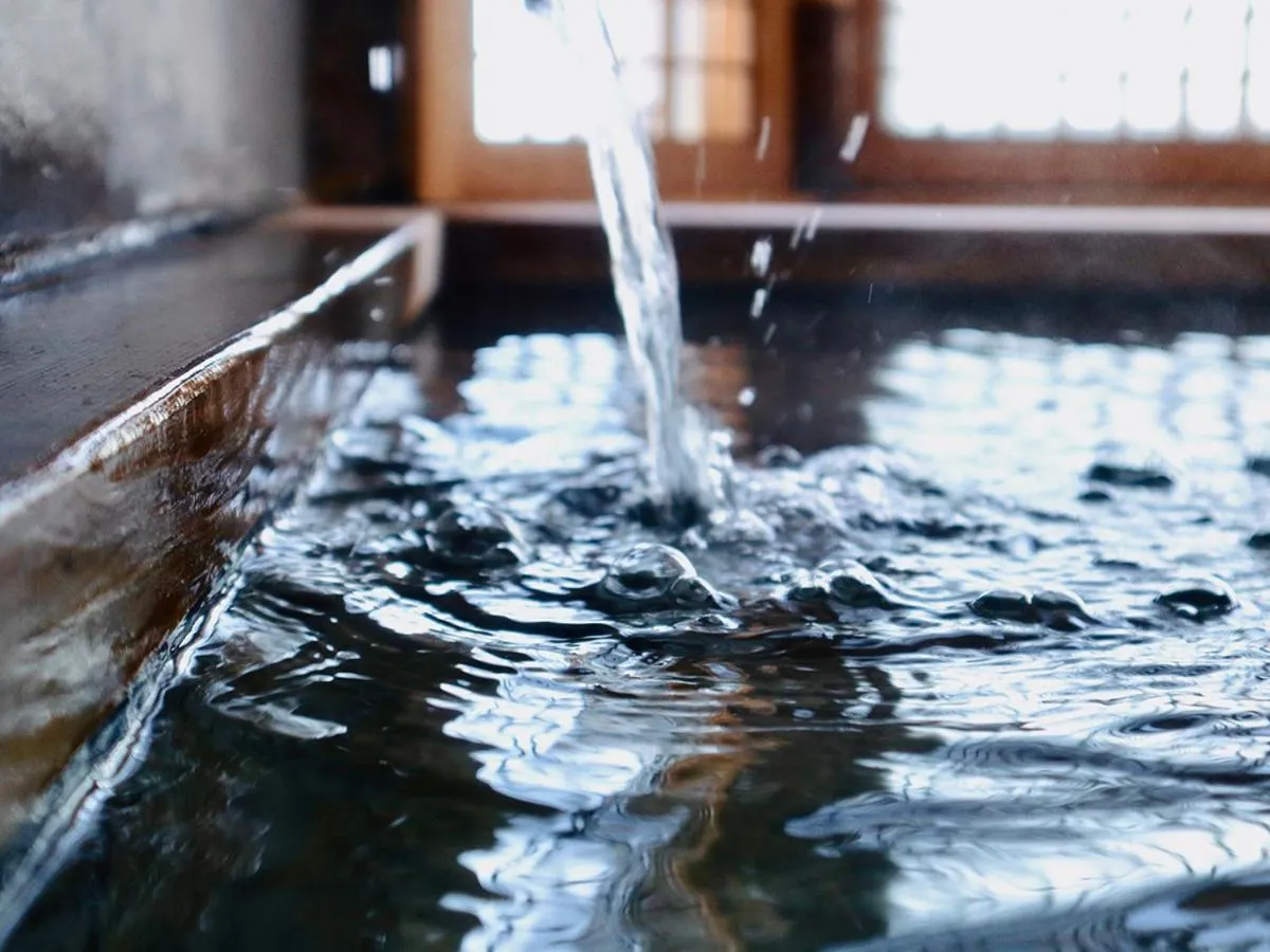 Hot Spring Bath in Sun Urashima Yuki no Sato