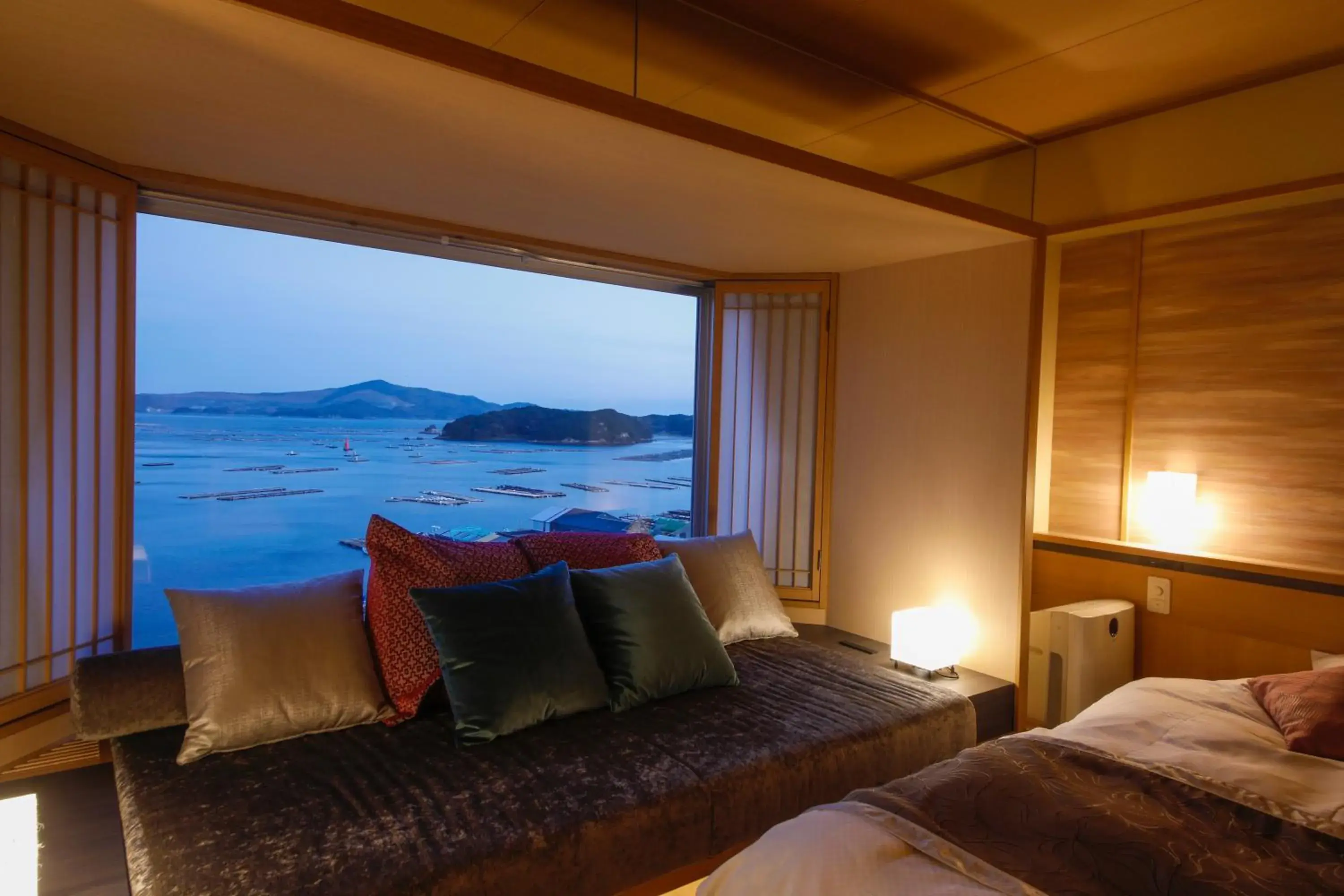 View (from property/room), Bed in Sun Urashima Yuki no Sato View (from property/room), Bed in Sun Urashima Yuki no Sato