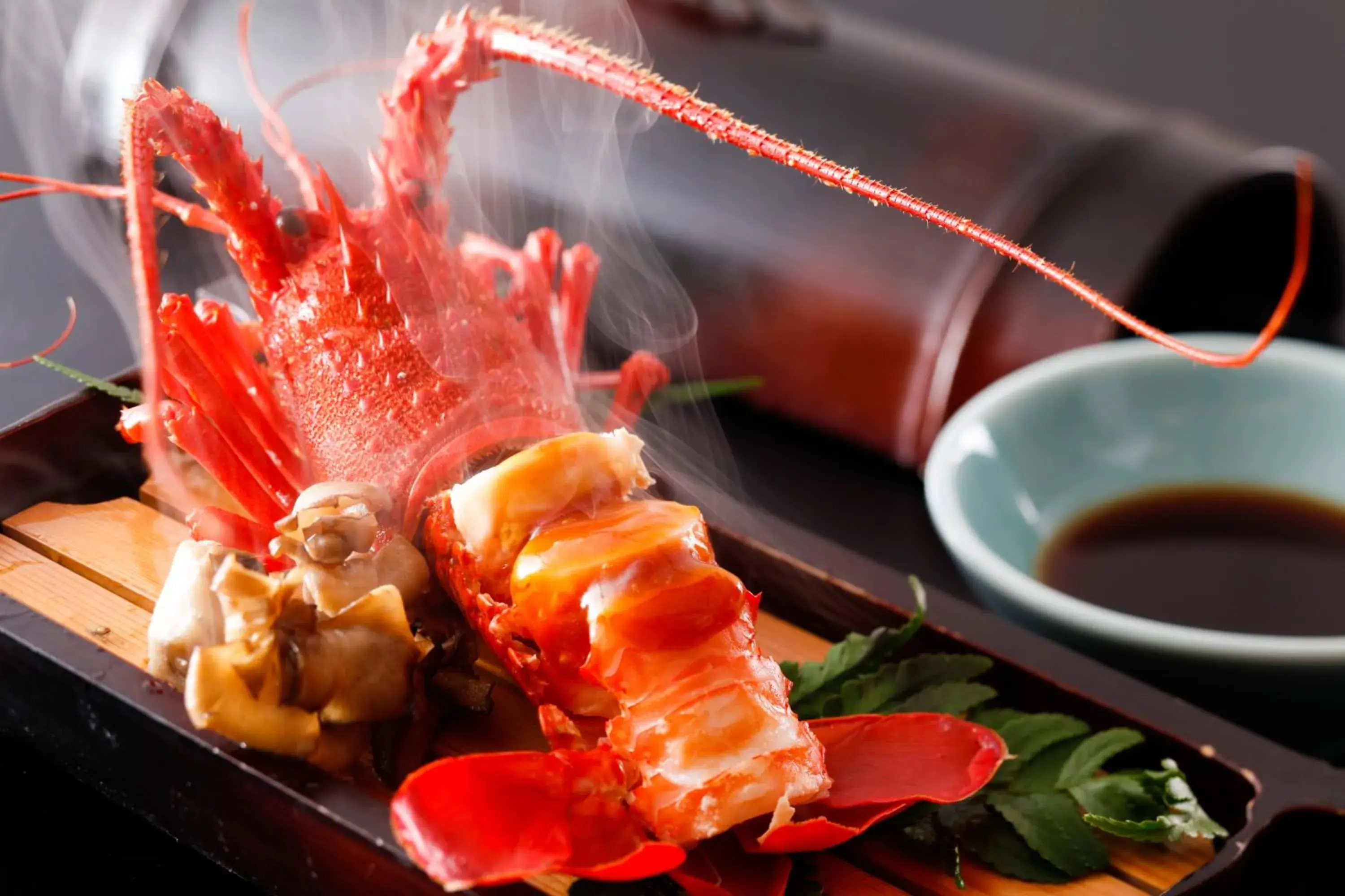 Food close-up in Sun Urashima Yuki no Sato Food close-up in Sun Urashima Yuki no Sato