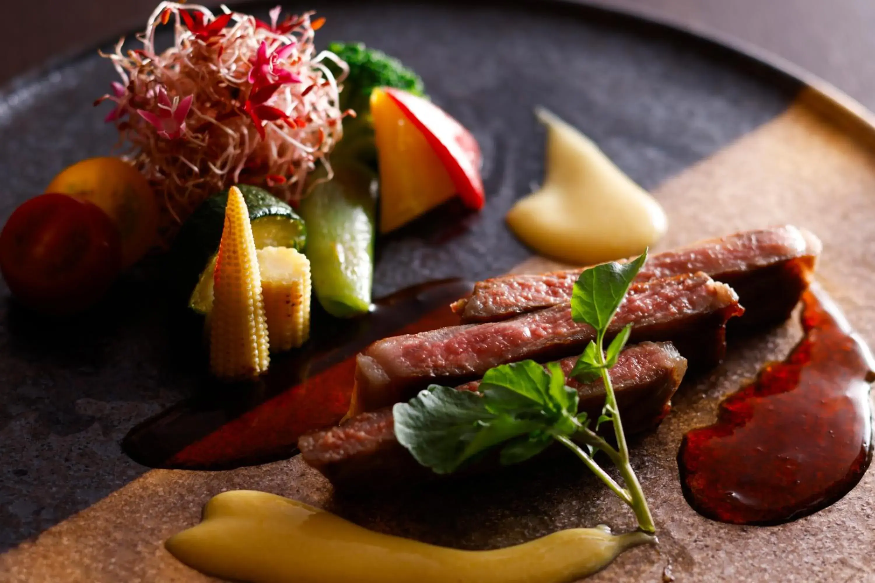 Food and drinks in Sun Urashima Yuki no Sato Food and drinks in Sun Urashima Yuki no Sato