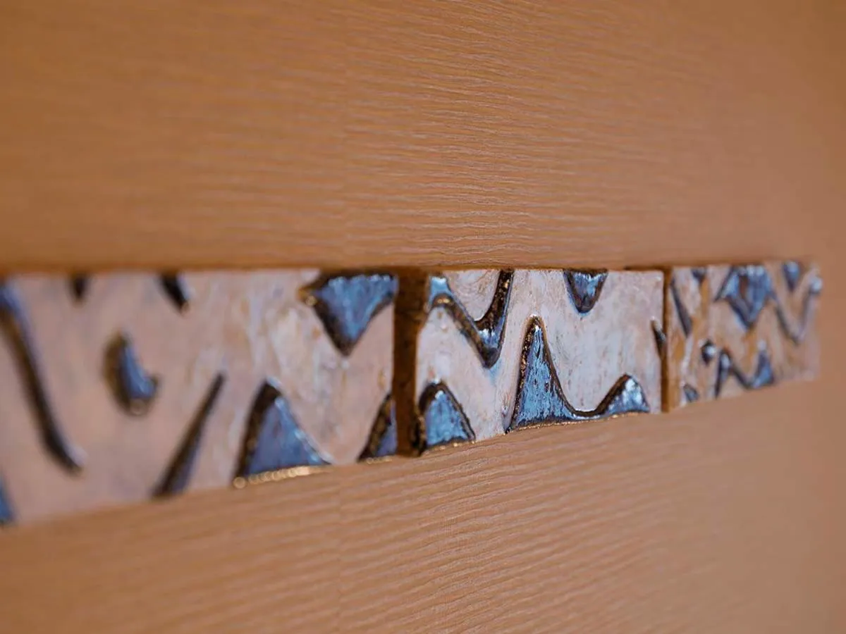 Decorative detail in Sun Urashima Yuki no Sato