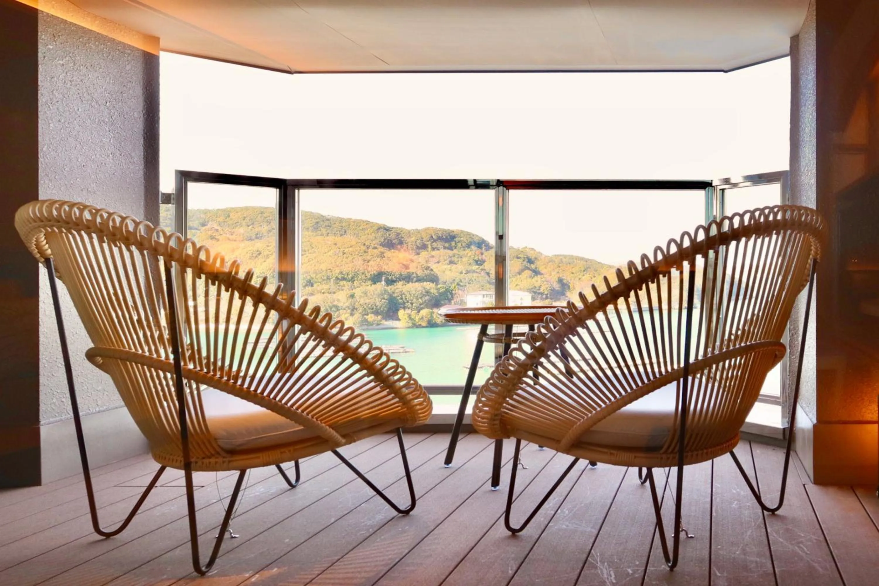 Balcony/Terrace in Sun Urashima Yuki no Sato