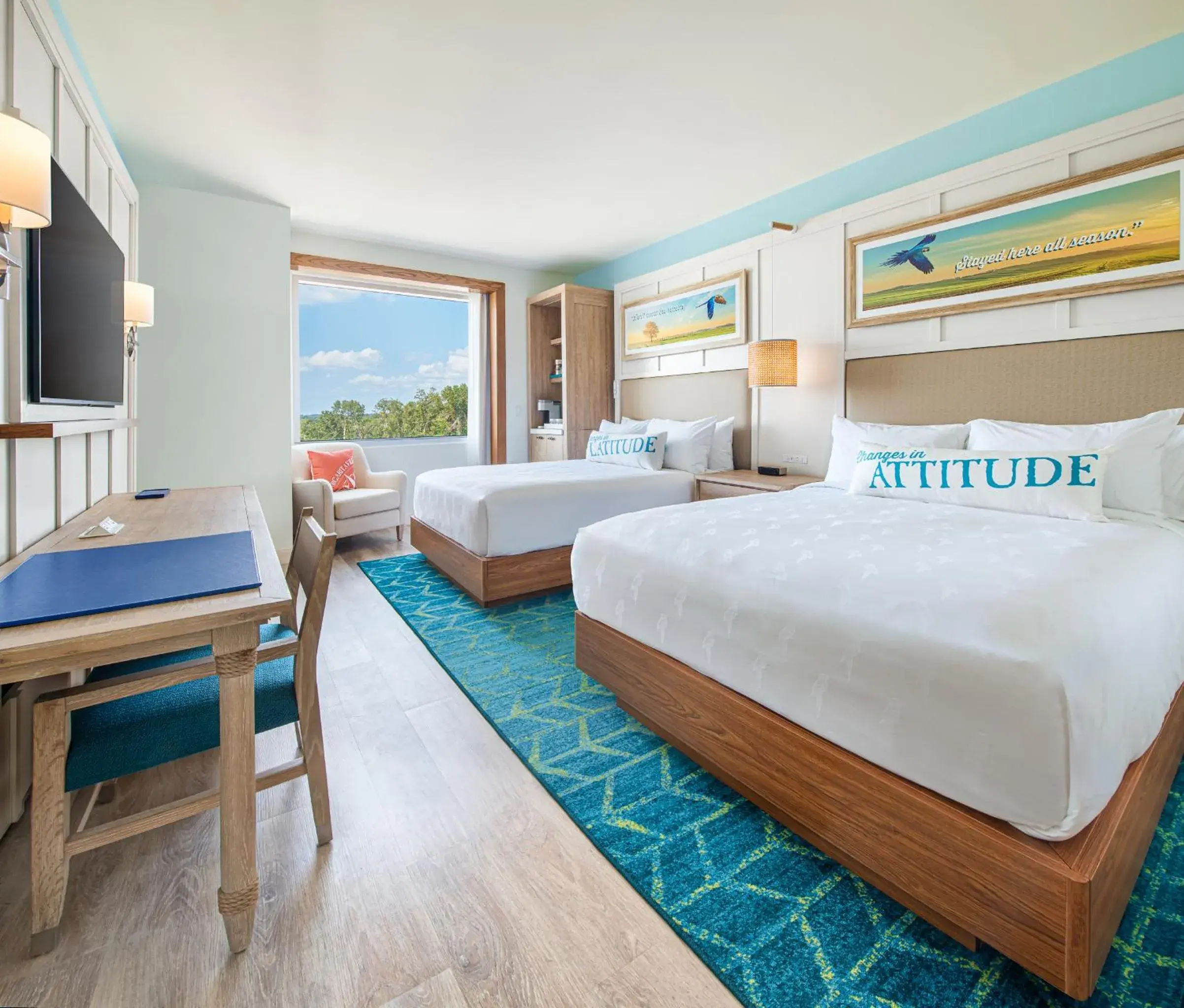 Bed in Margaritaville Hotel Kansas City Bed in Margaritaville Hotel Kansas City