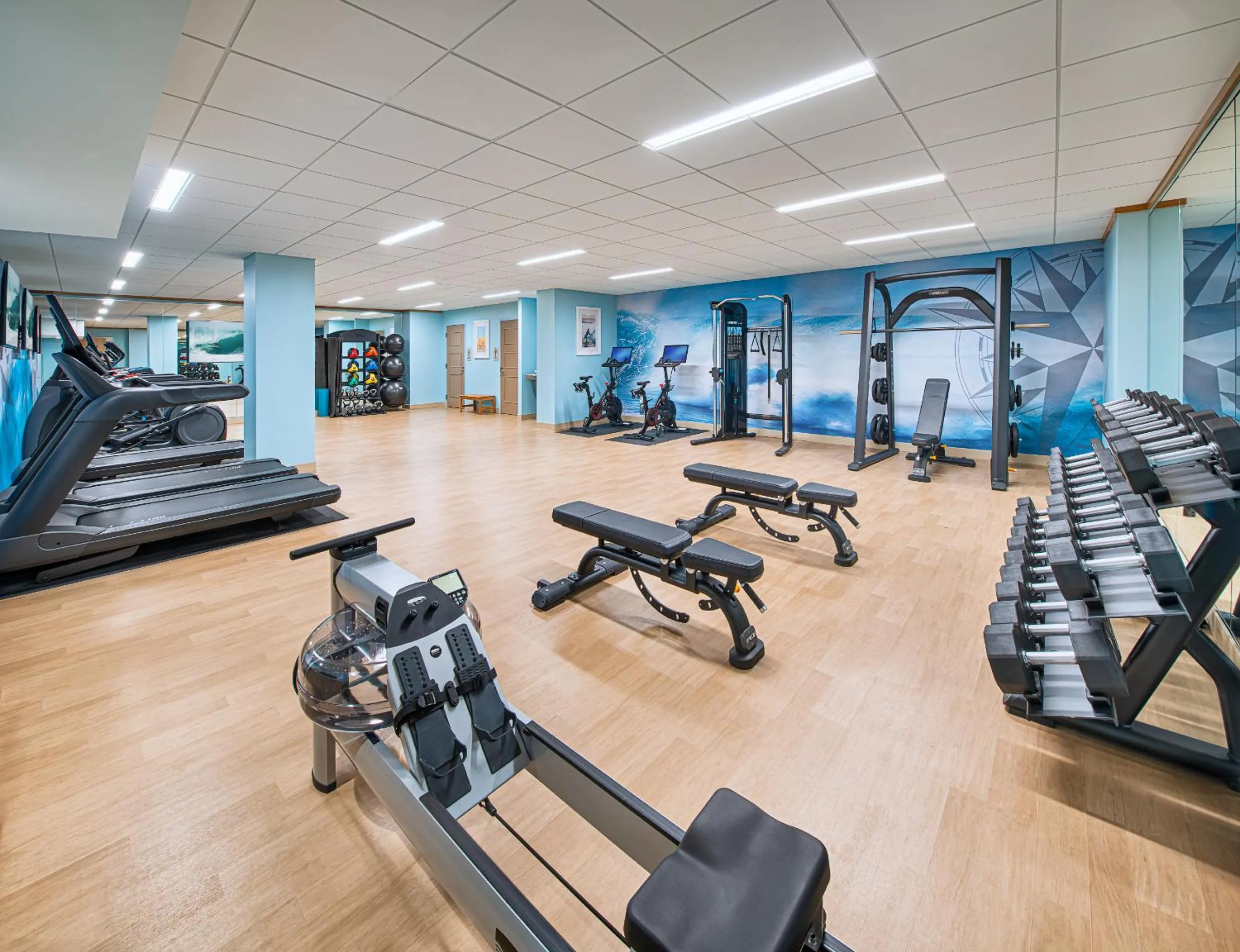 Fitness centre/facilities in Margaritaville Hotel Kansas City