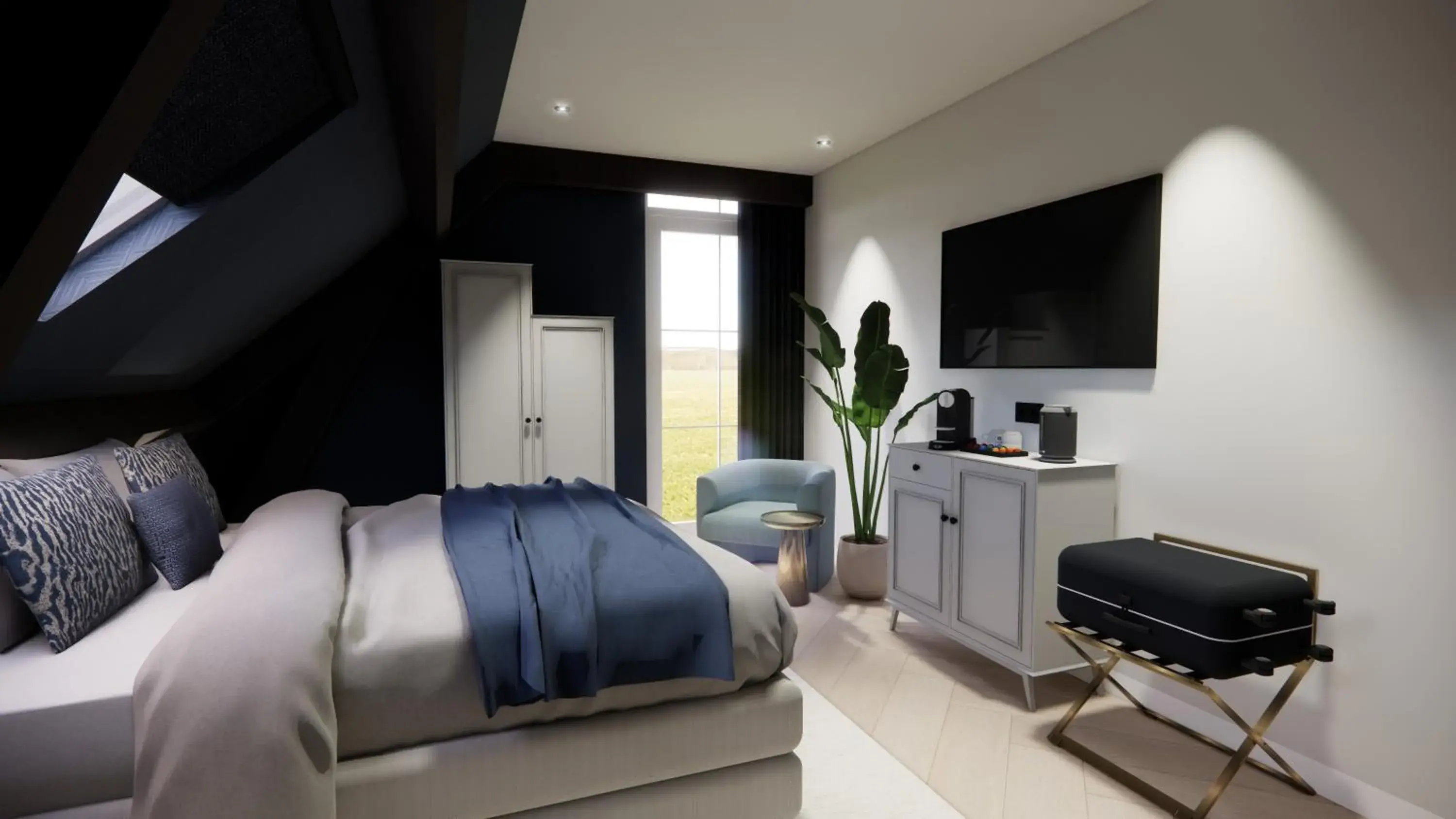 Double Room in Hotel - restaurant Hoeve Kromwijk Double Room in Hotel - restaurant Hoeve Kromwijk