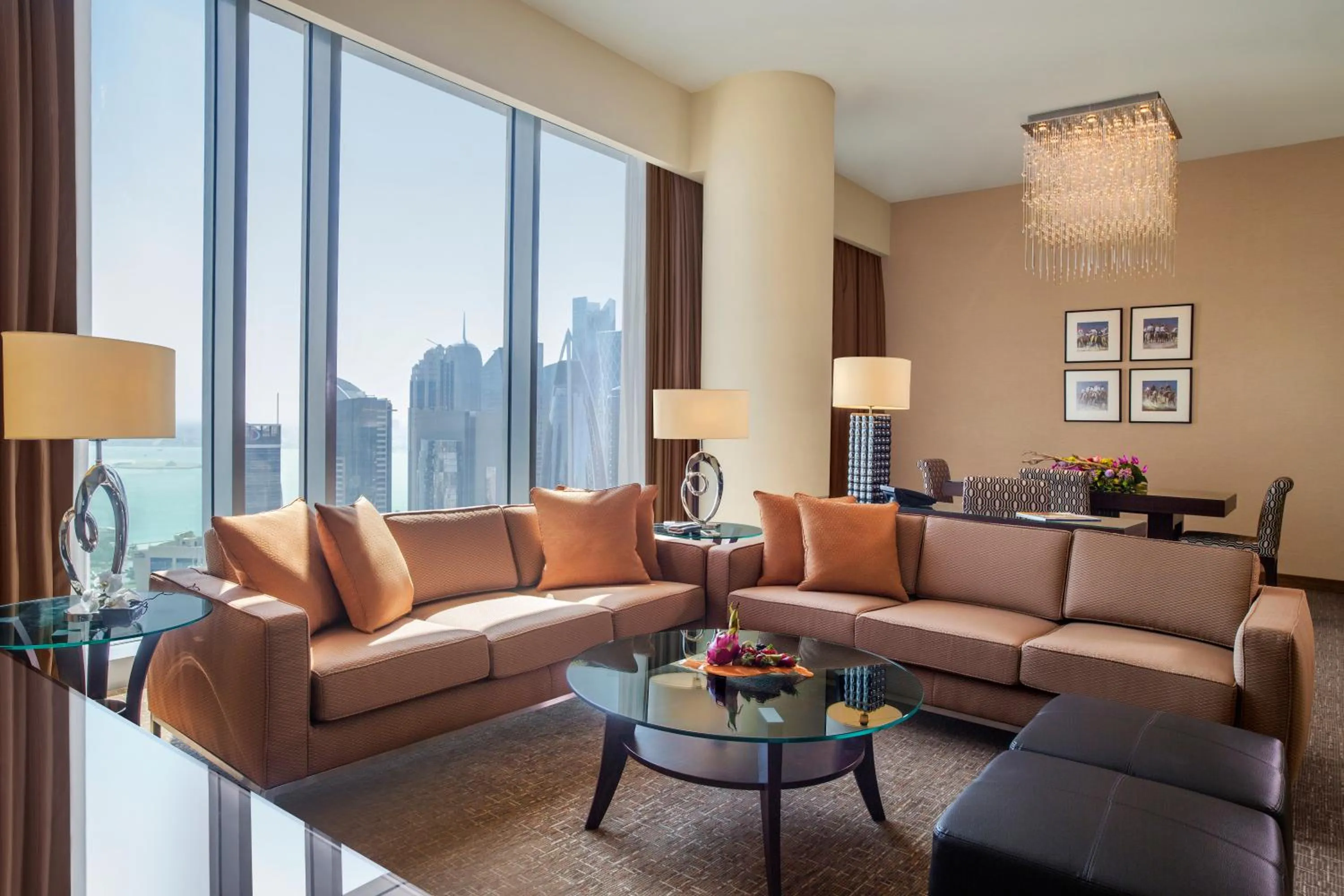 Living room in City Centre Rotana Doha