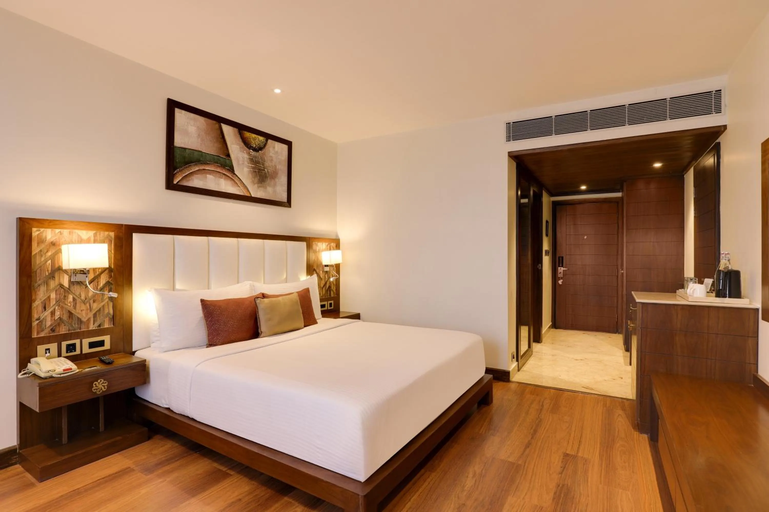 Bed in Saura Hotel, Agra - A Club Mahindra Associate