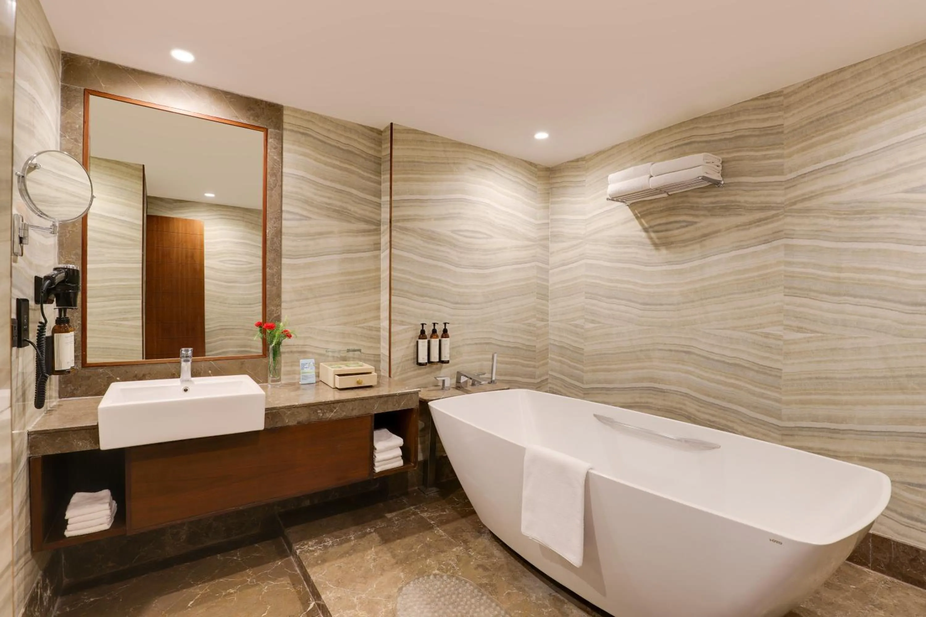 Bathroom in Saura Hotel, Agra - A Club Mahindra Associate