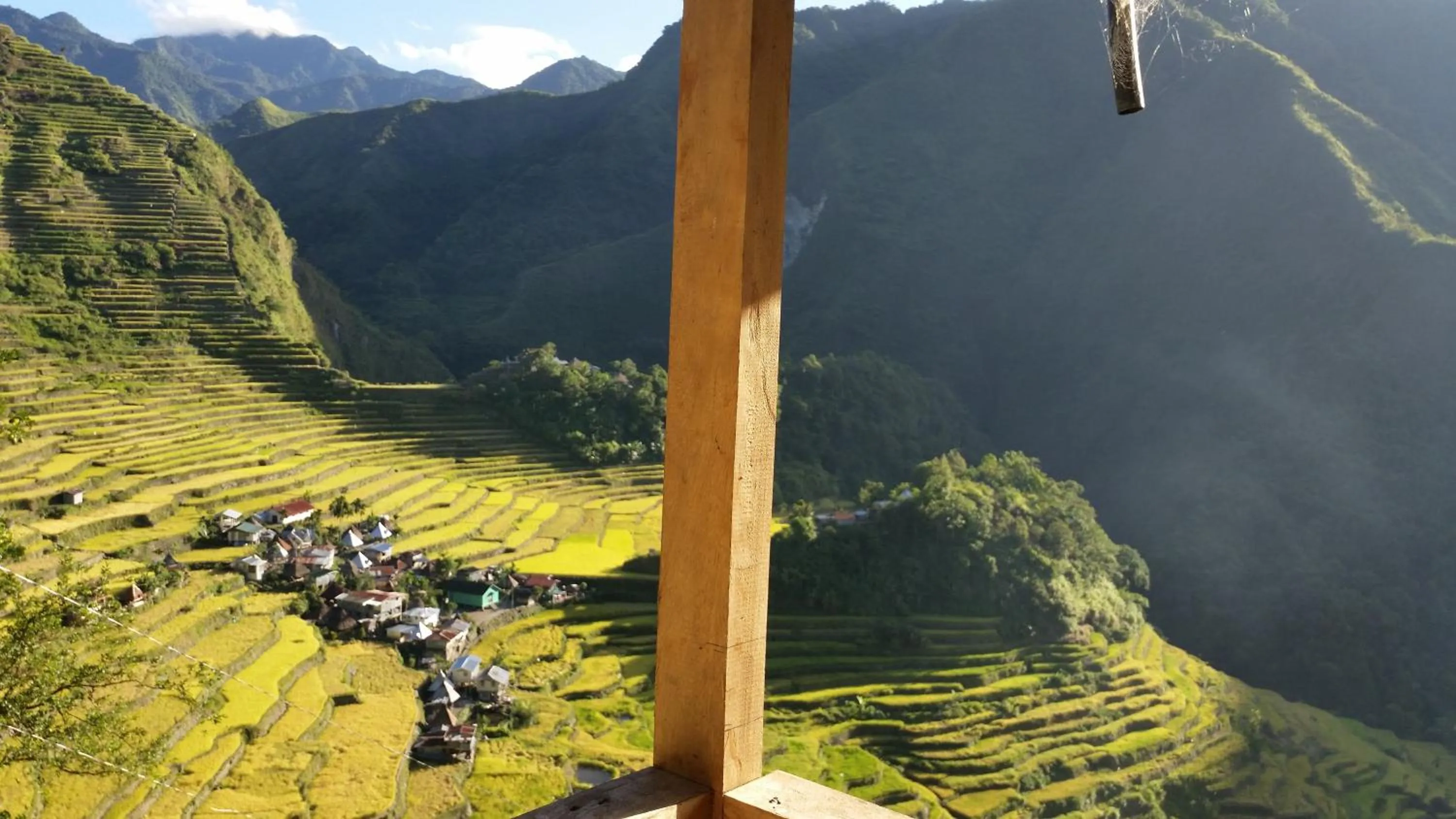 Mountain view in Batad Transient House