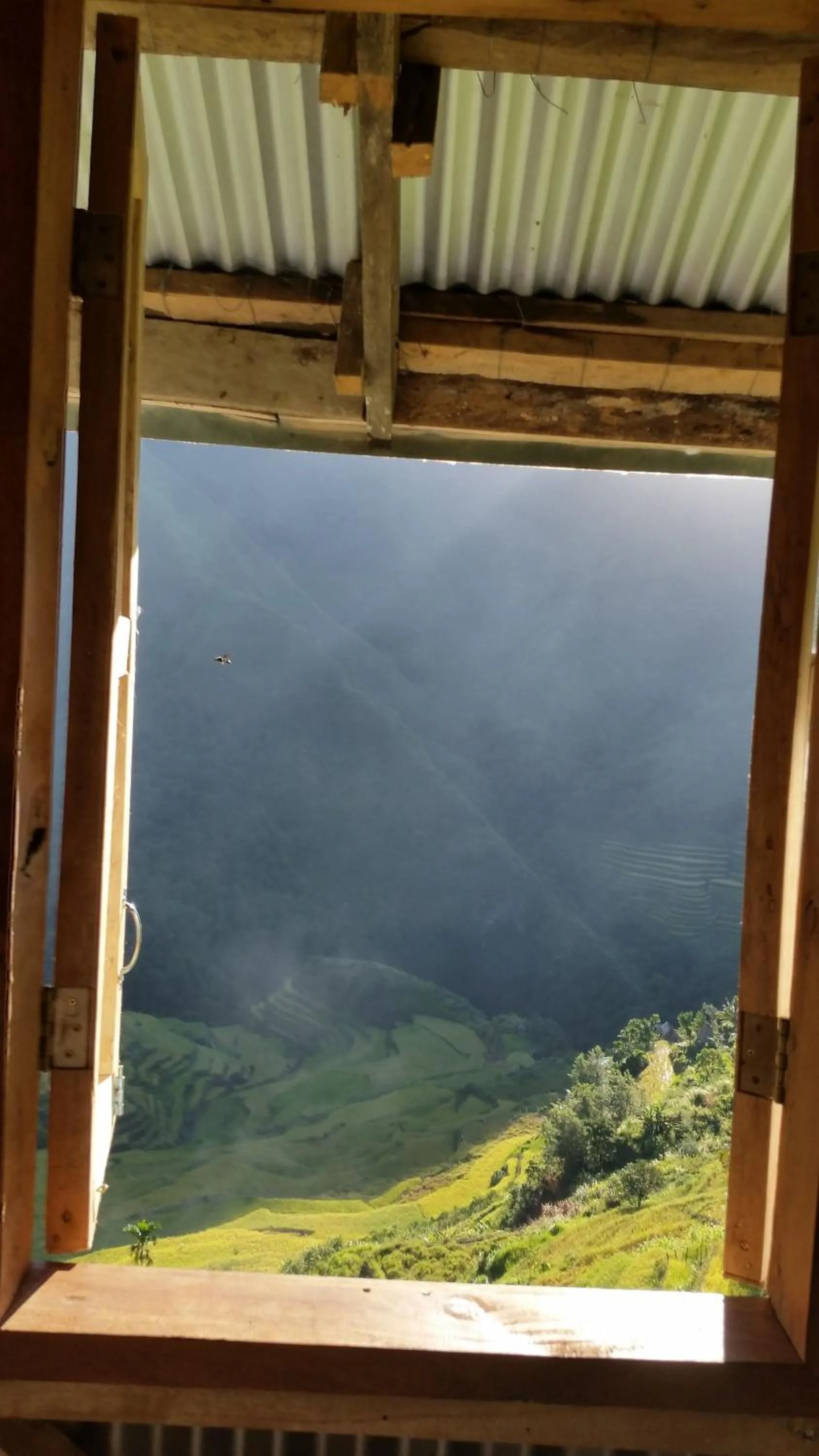 Mountain view in Batad Transient House