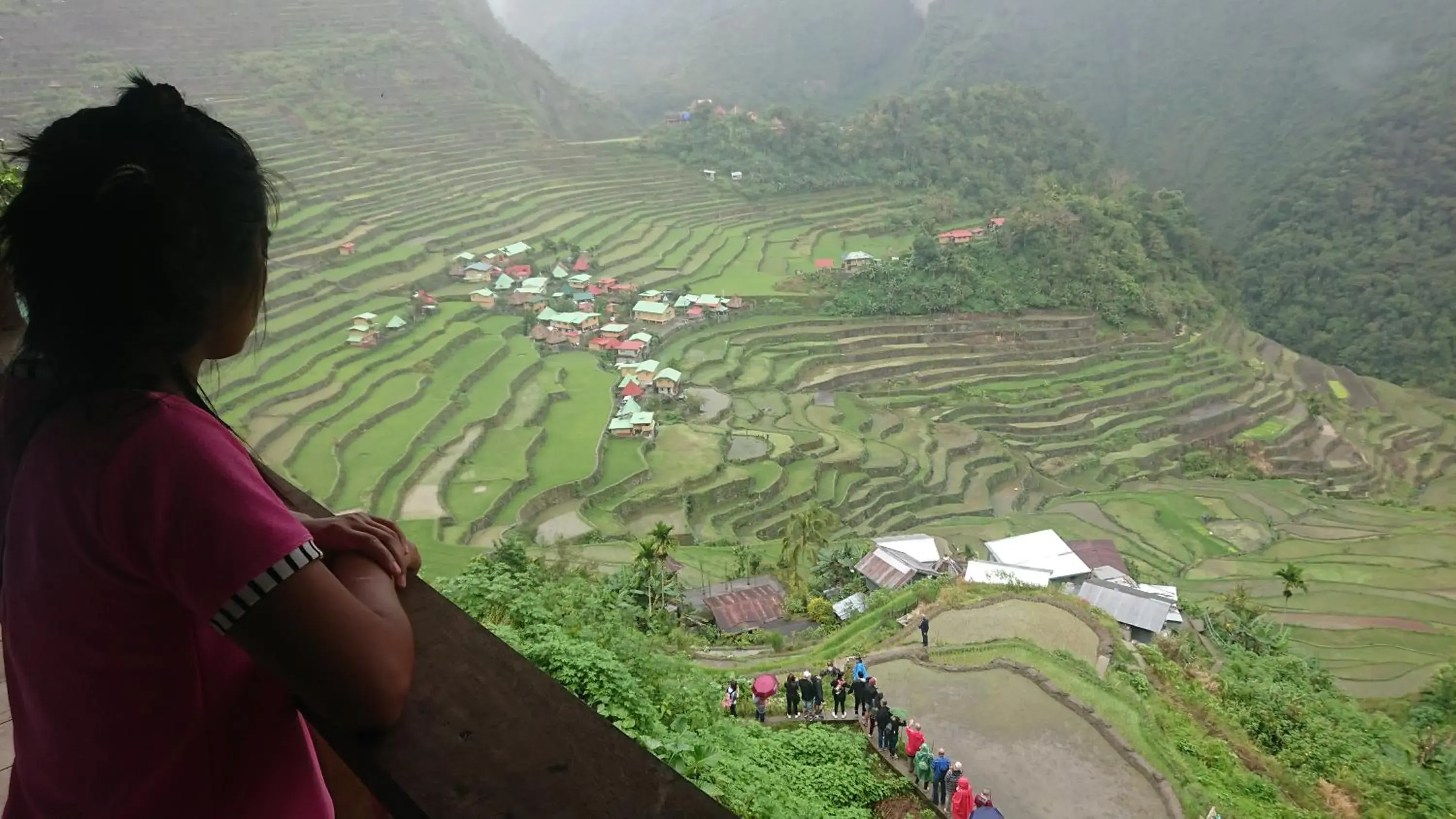 Bird's eye view in Batad Transient House Bird's eye view in Batad Transient House
