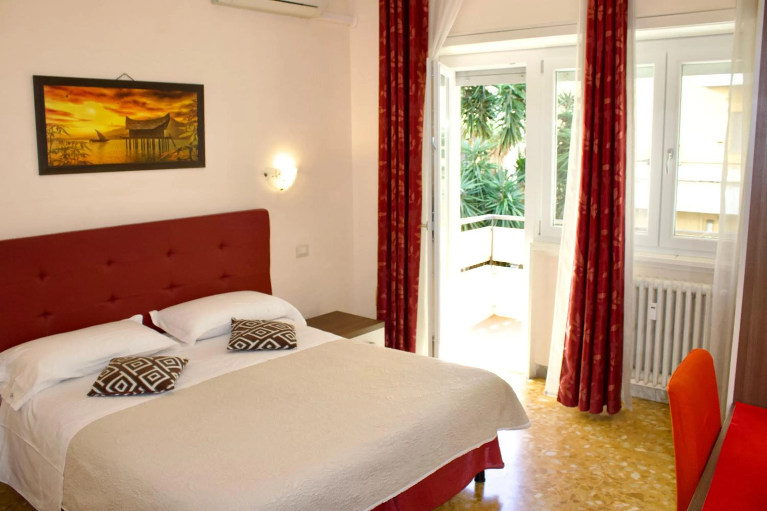 Bed in Vatican Golden Rooms