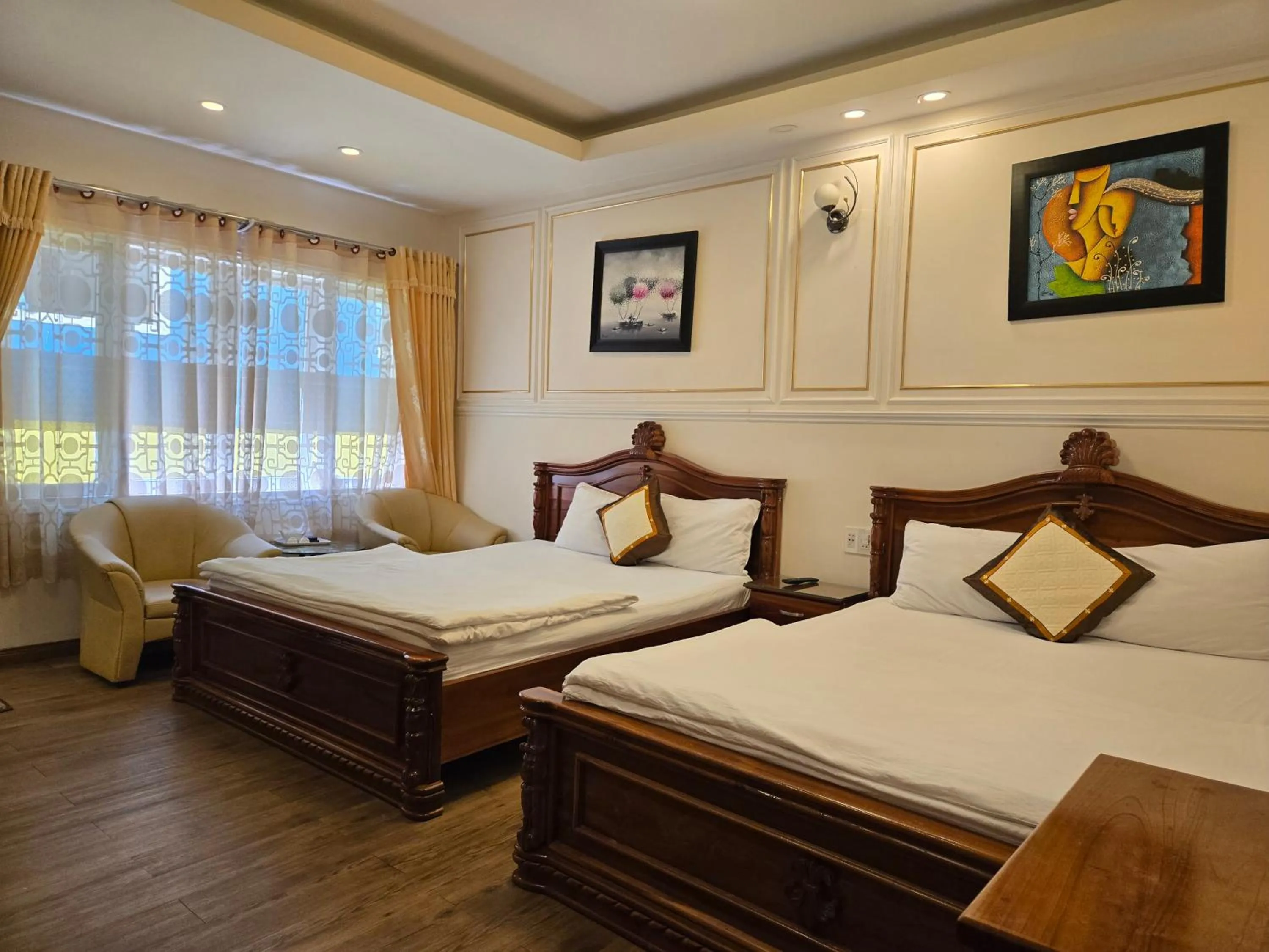Bed in Hoàng Việt 2 Hotel