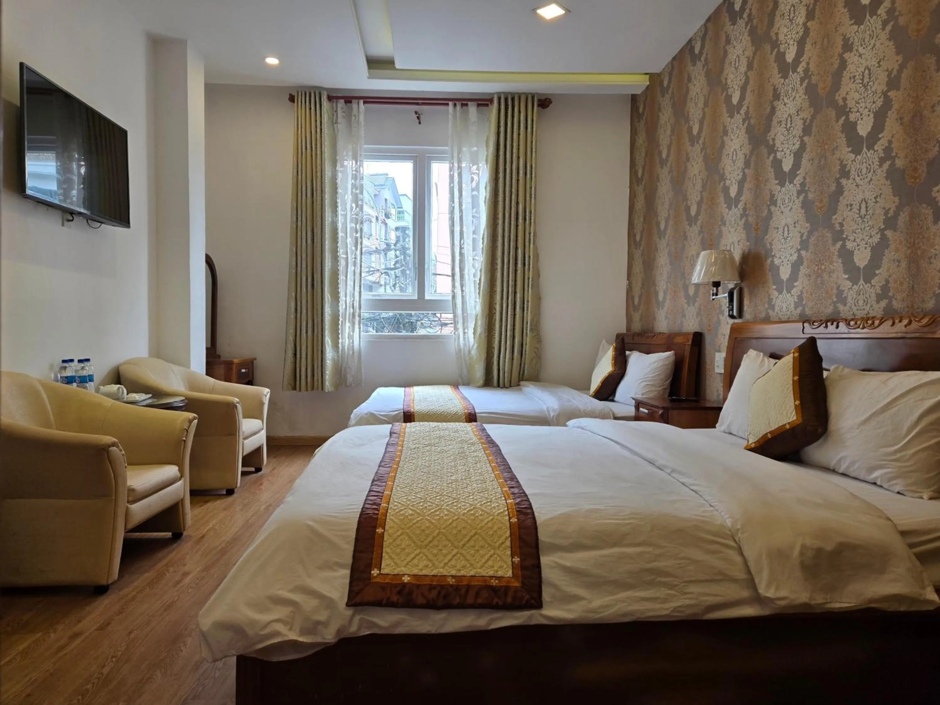 Bed in Hoàng Việt 2 Hotel