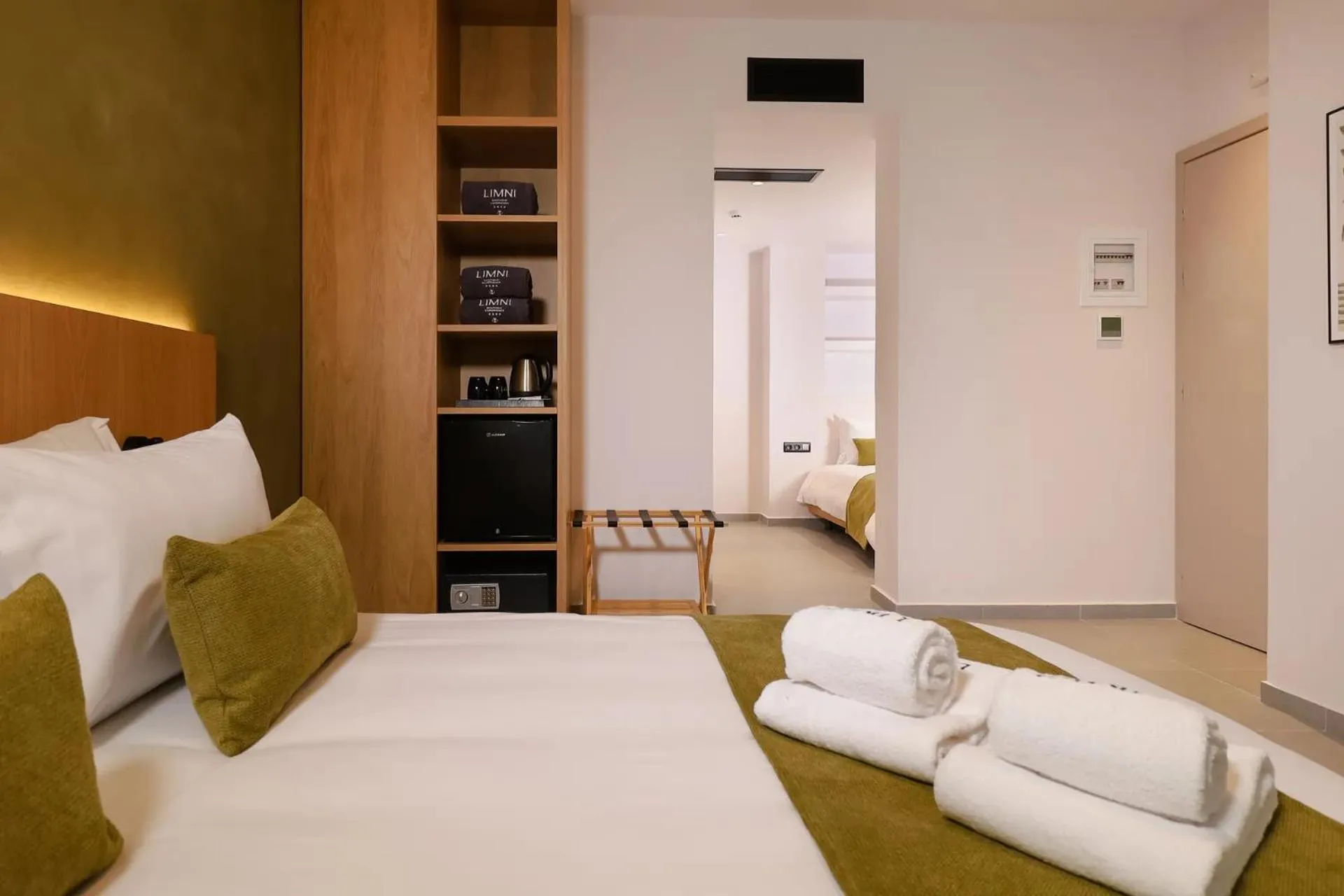 Photo of the whole room, Bed in LIMNI Boutique Experience Evia