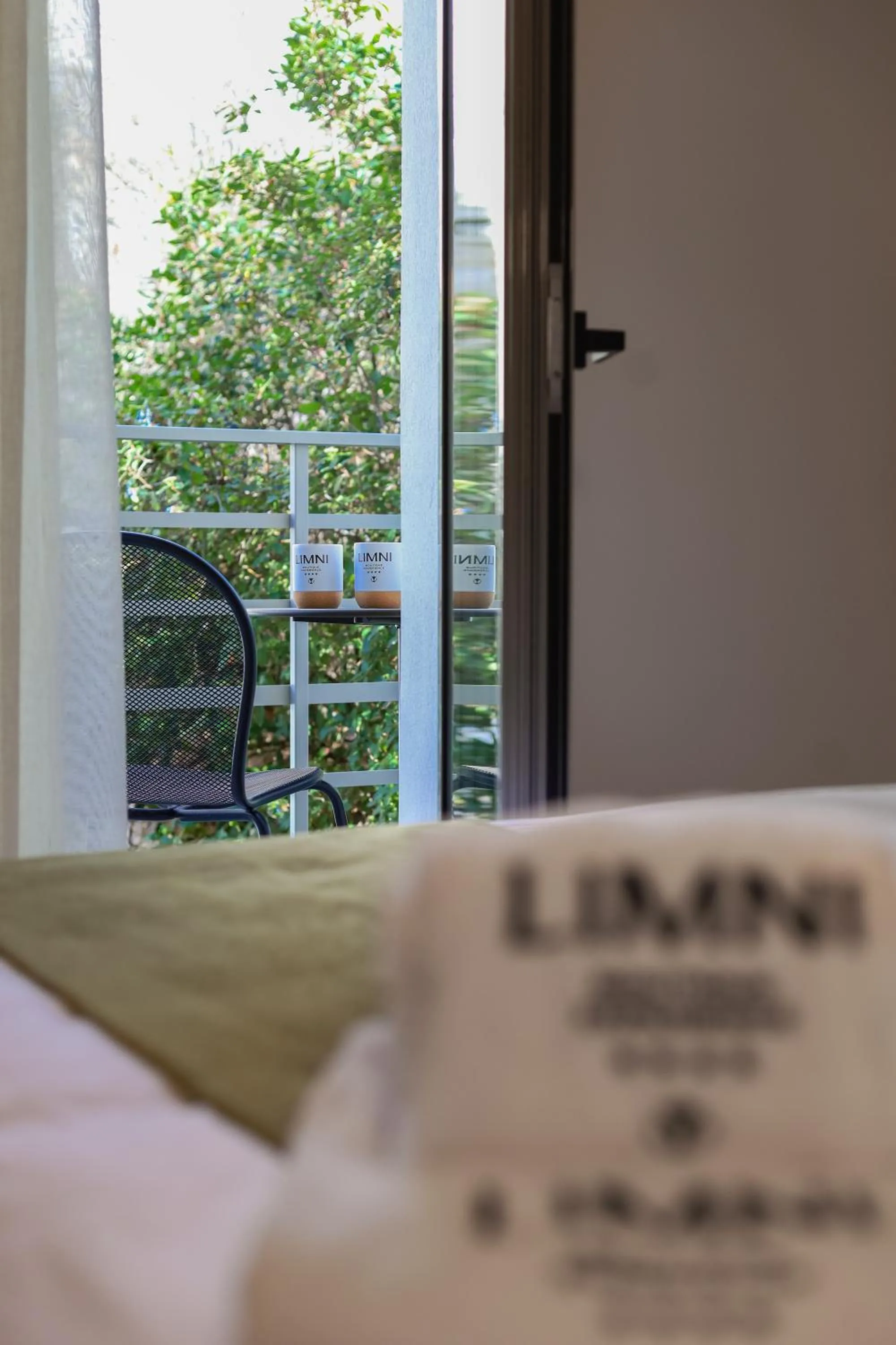 View (from property/room), Bed in LIMNI Boutique Experience Evia
